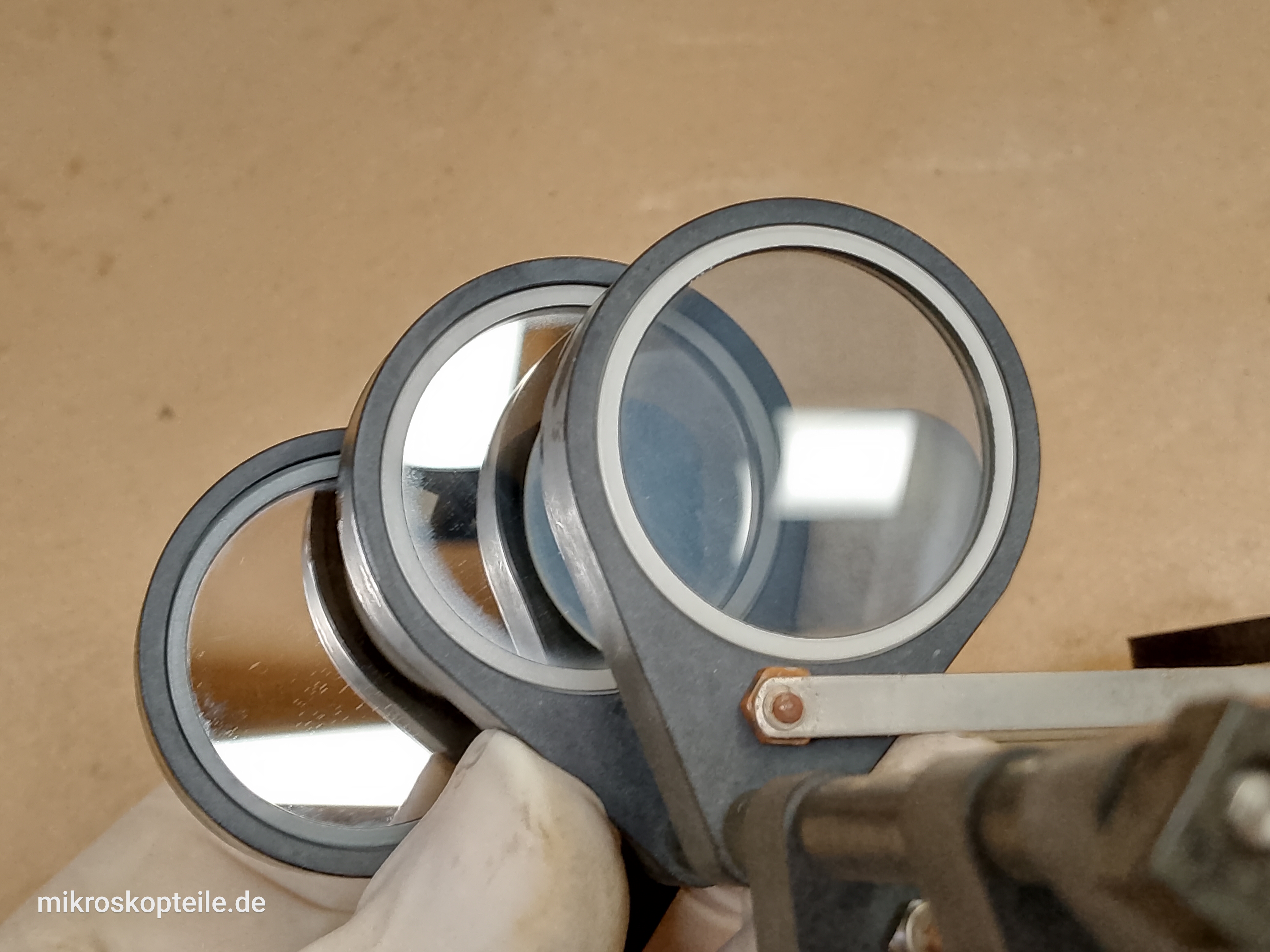 Zeiss Photomicroscope / Universal - kaseta mikroskopowych filtrów z przyciskami - different 14 view