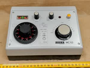 Zeiss MC 63 Steuerpult 47 74 25 - 9903 - panel sterowania mikroskopowym aparatem fotograficznym | kontroler ekspozycji MA 477425 - different 2 view