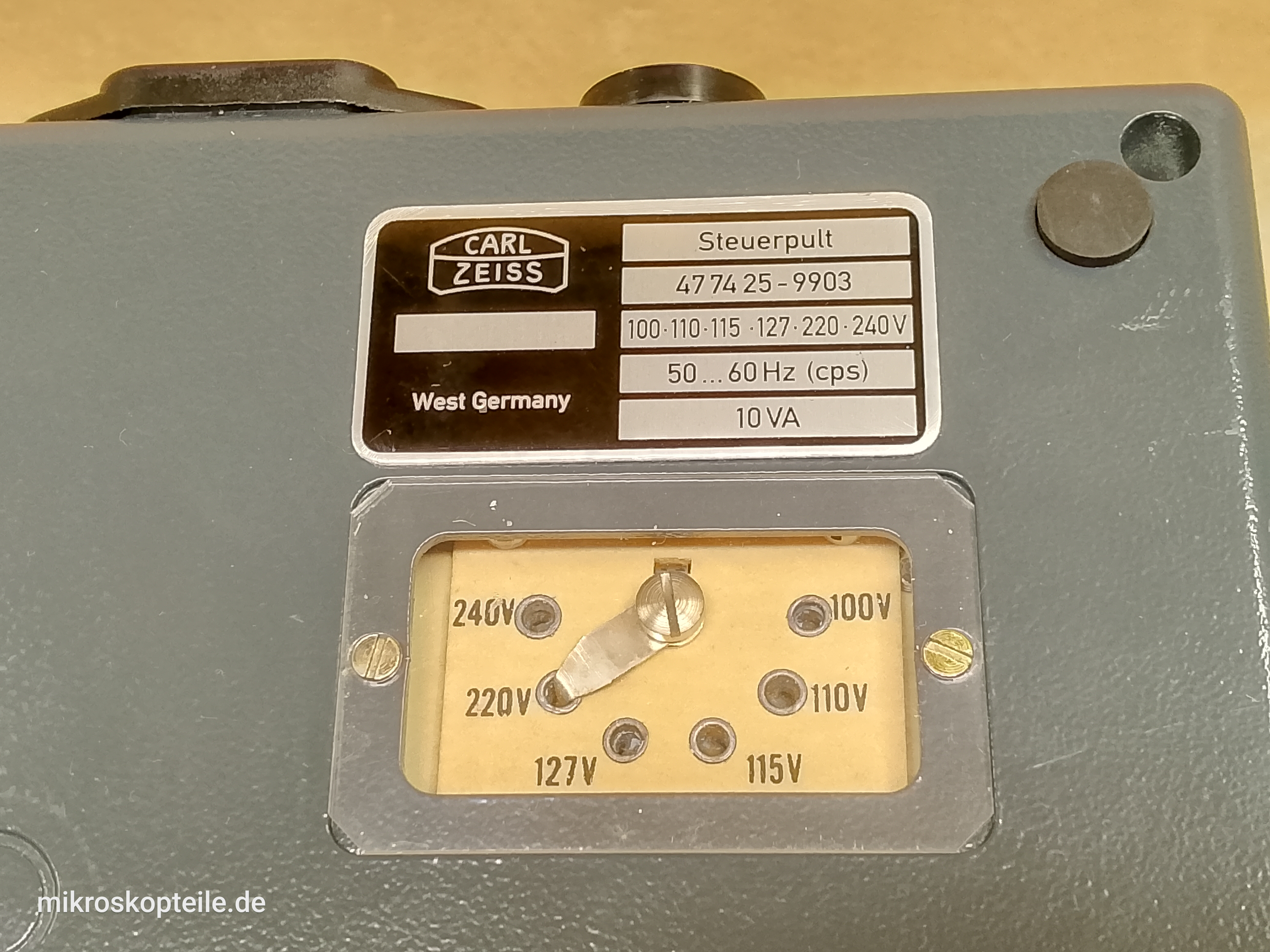 Zeiss MC 63 Steuerpult 47 74 25 - 9903 - panel sterowania mikroskopowym aparatem fotograficznym | kontroler ekspozycji MA 477425 - different 8 view