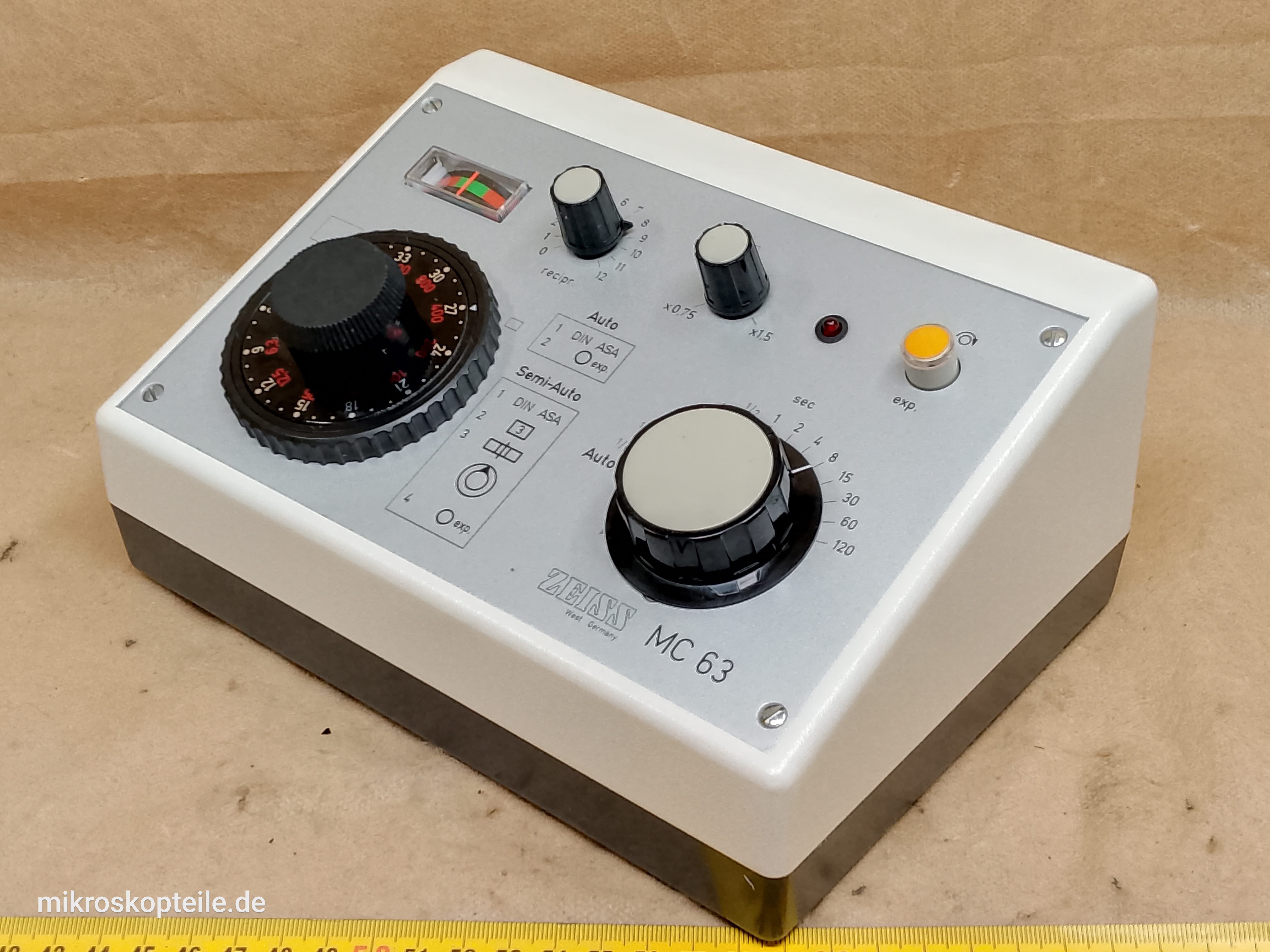 Zeiss MC 63 Steuerpult 45 60 45 - panel sterowania mikroskopowym aparatem fotograficznym | kontroler ekspozycji MA 456045 - different 4 view