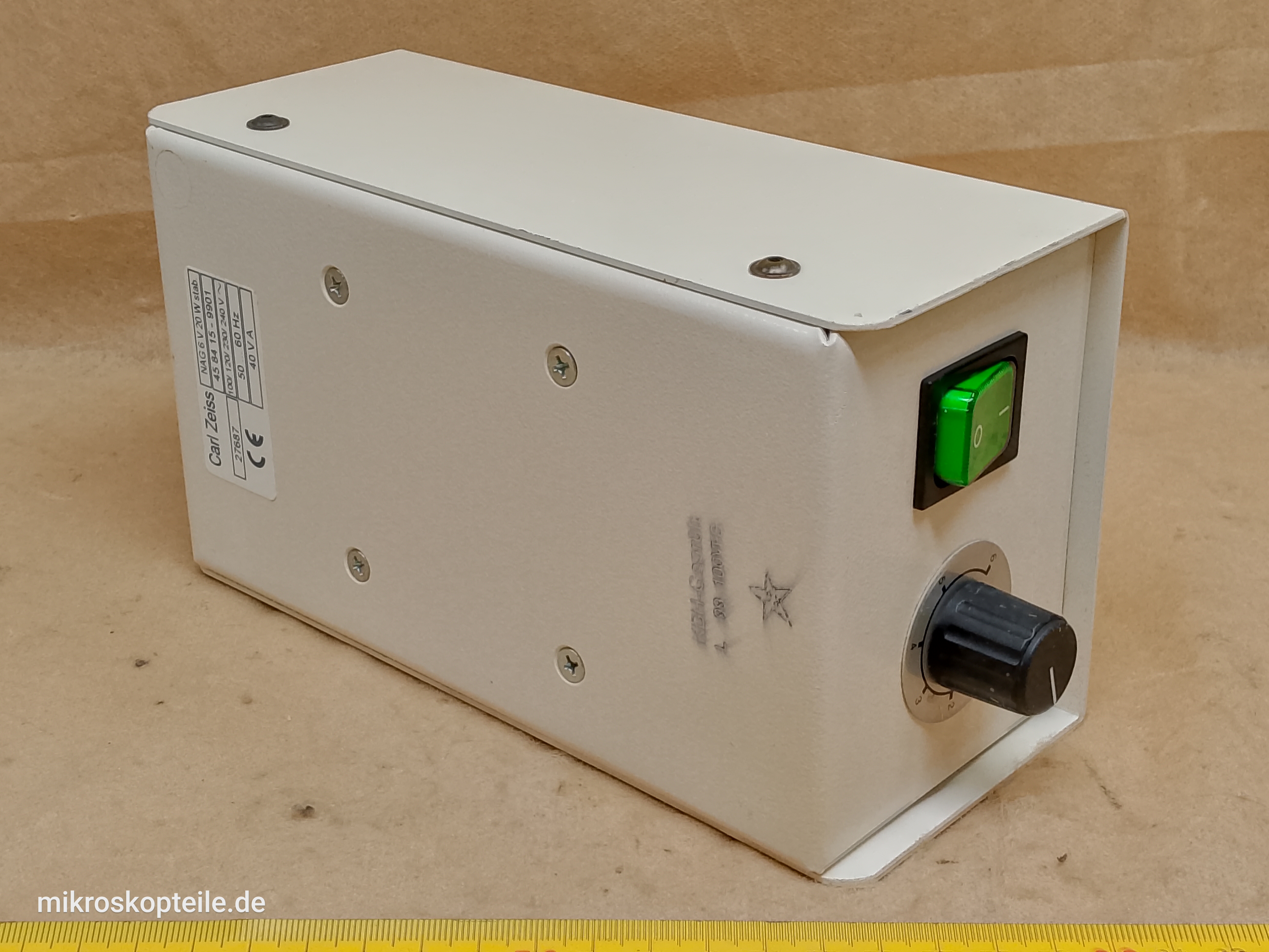 Zeiss Mikroskop 6V P/N 45 84 15 - 9901 Netzteil für Halogen-Beleuchter und Durchlicht Leuchte-10 - Ansicht #6