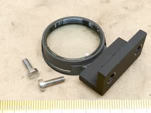 Zeiss Photomicroscope / Universal microscope heat absorbing filter and second collector lens from microscope - view #7
