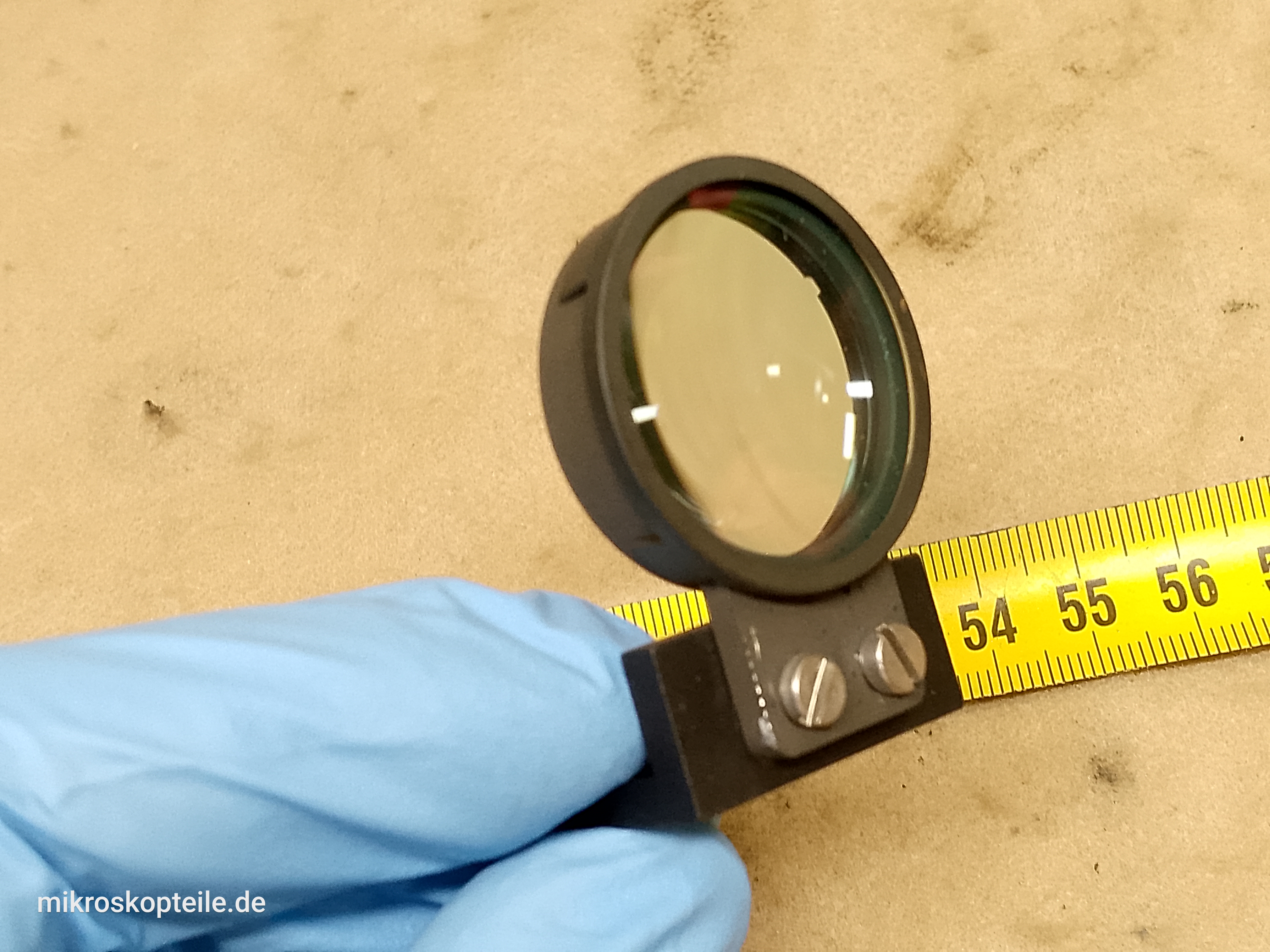 Zeiss Photomicroscope / Universal microscope heat absorbing filter and second collector lens from microscope - view #5