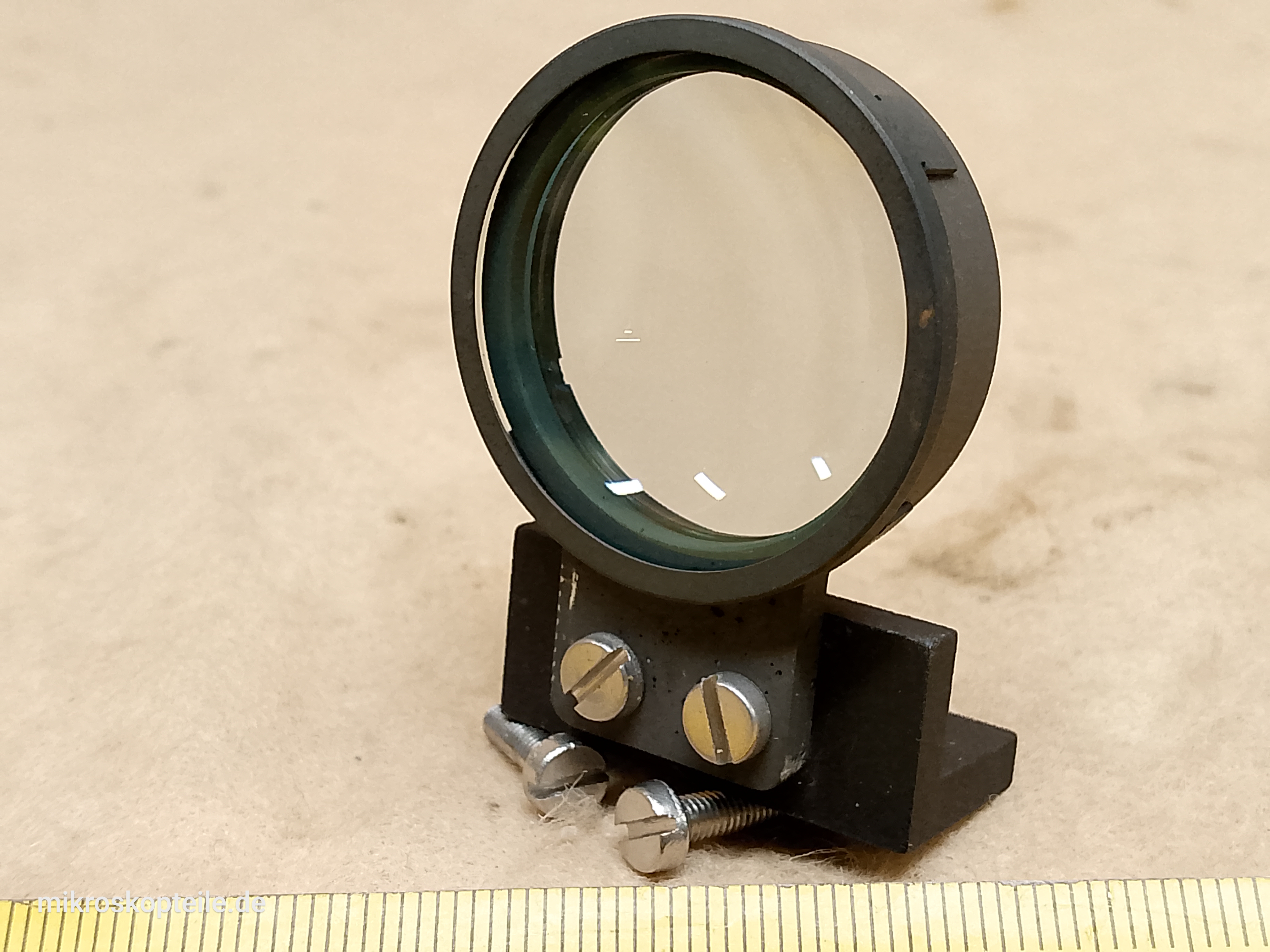 Zeiss Photomicroscope / Universal microscope heat absorbing filter and second collector lens from microscope - view #6