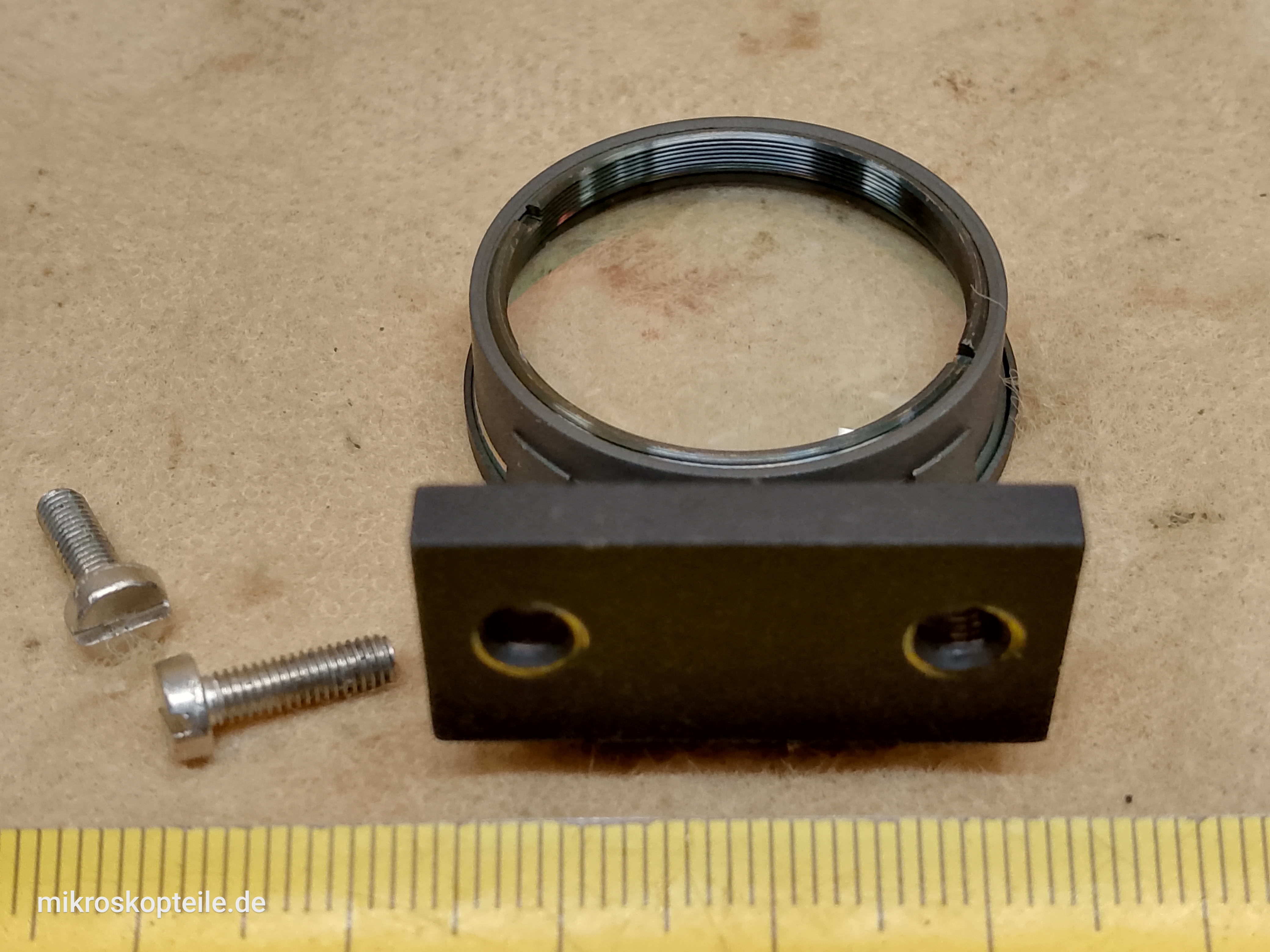 Zeiss Photomicroscope / Universal microscope heat absorbing filter and second collector lens from microscope - view #8