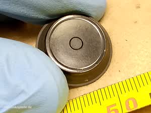 Zeiss (West Germany) microscope Ph2 phase annulus insert | phase condenser PH-diaphragm ring - thumbnail