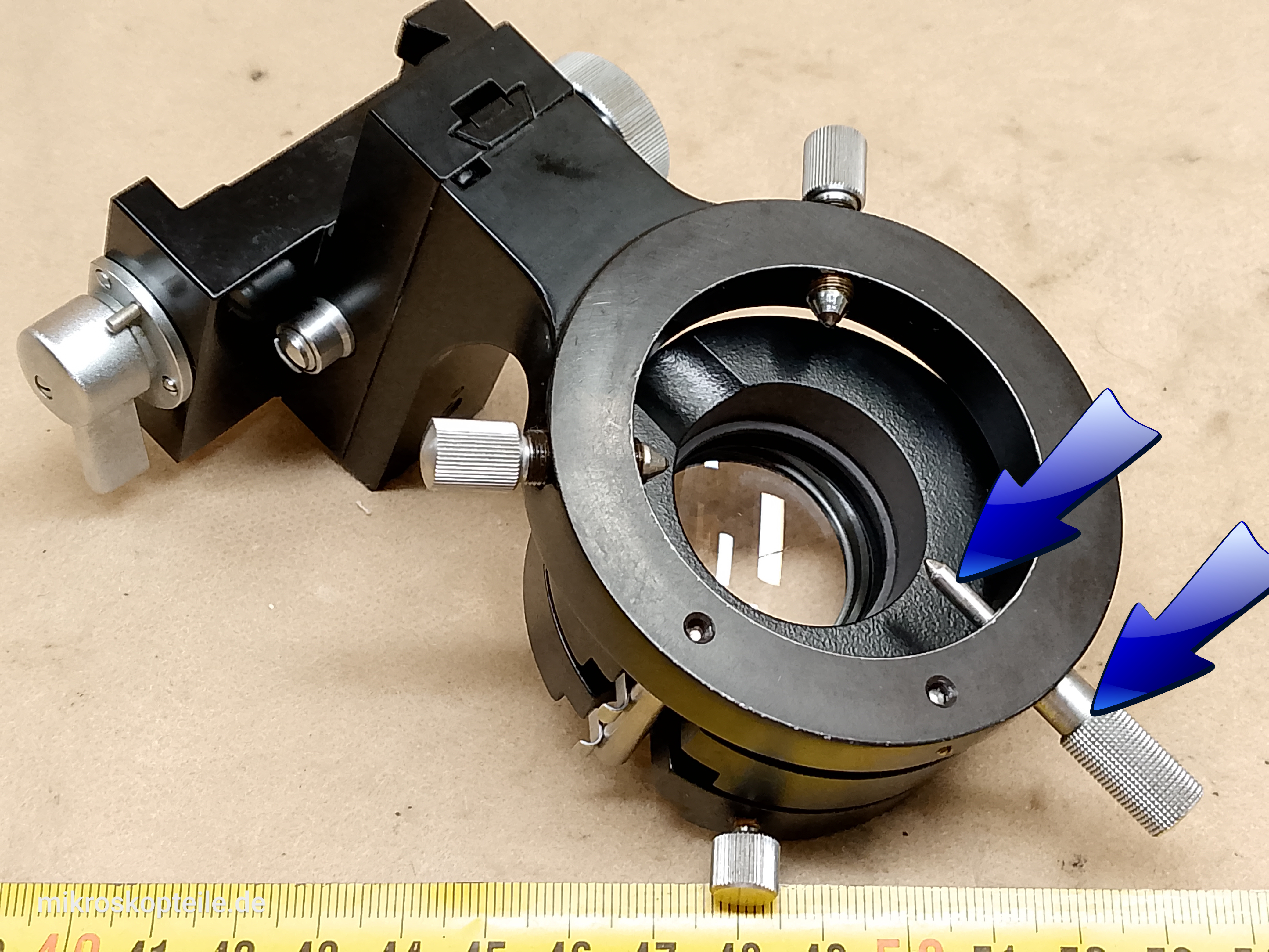 Zeiss Standard GFL / Universal - śruba sprężynowa mocująca kondensor mikroskopowy - ujęcie #7