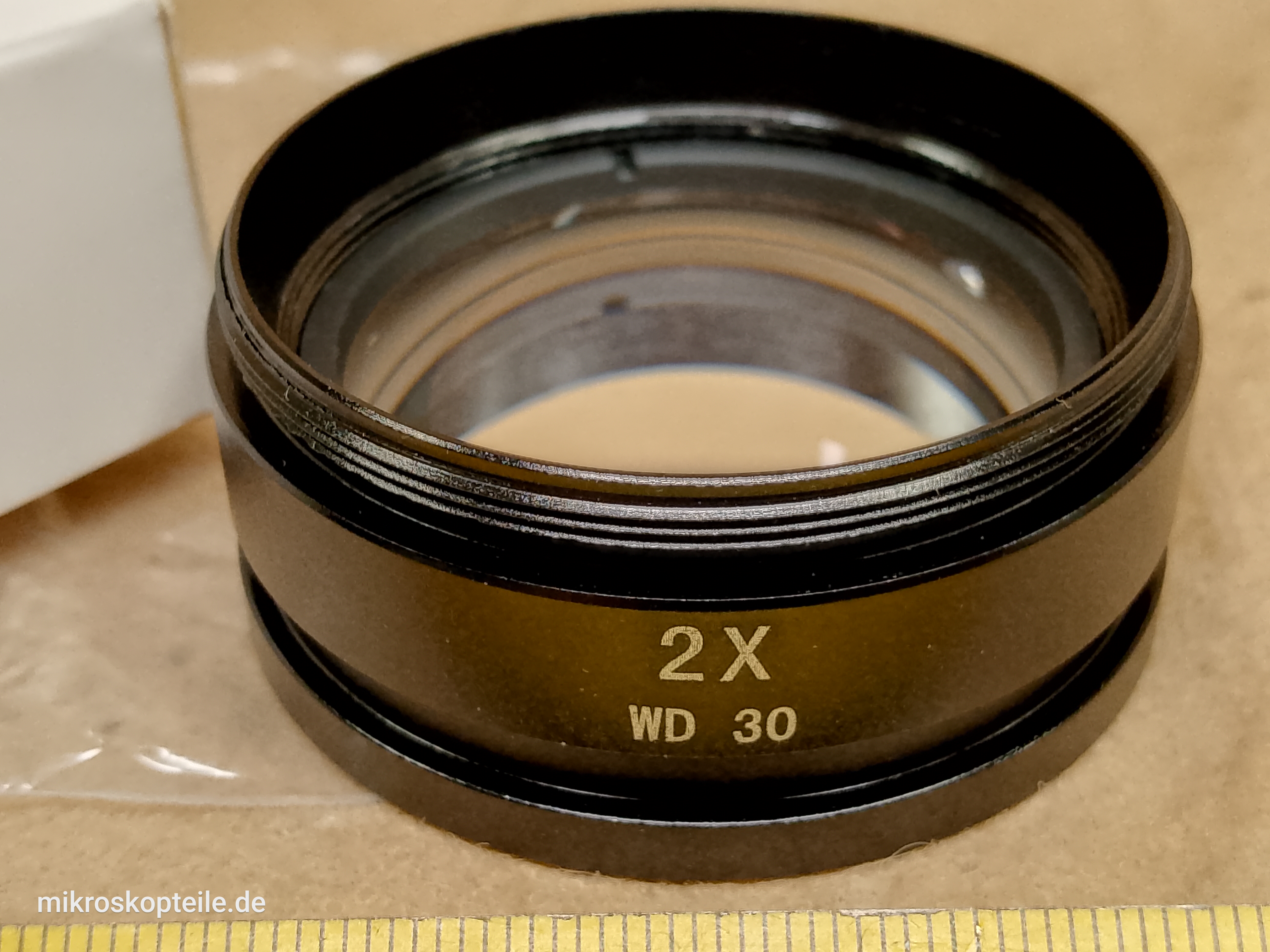 AmScope SM20 - soczewka Barlowa 2x do mikroskopu stereoskopowego z gwintem 48 mm - ujęcie #4
