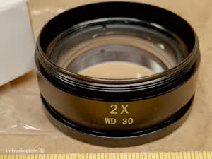 AmScope SM20 - soczewka Barlowa 2x do mikroskopu stereoskopowego z gwintem 48 mm - ujęcie #4