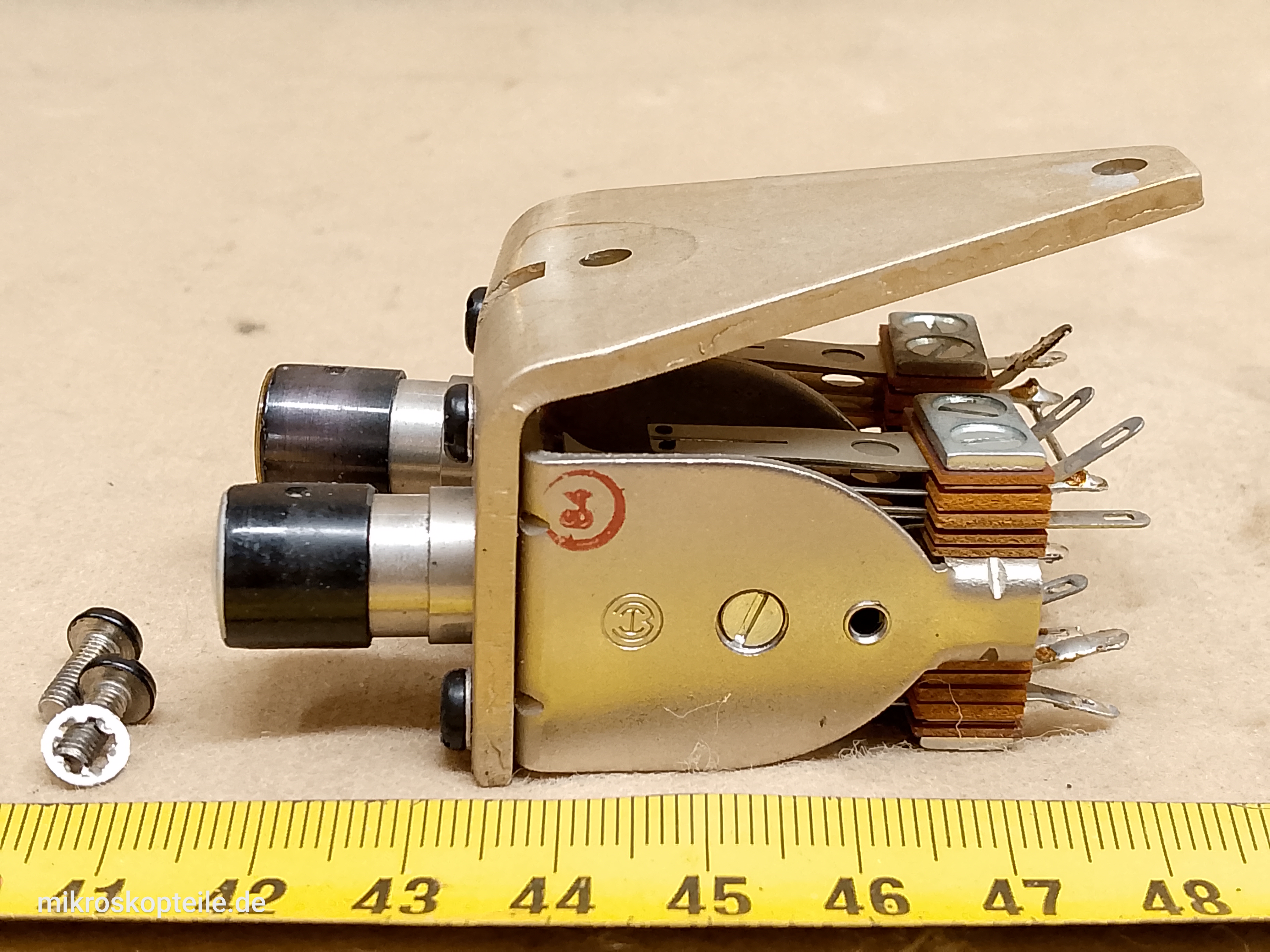 Zeiss Photomicroscope III RS - przycisk ! oraz przycisk A gotowości migawki - ujęcie #2