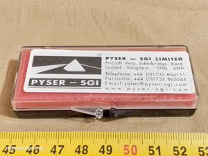 Pyser-SGI mikroskopowe szkiełko mikrometryczne z siatką S9 0,1mm grid 02A00405 FIN-19152 Graticules Ltd. - thumbnail