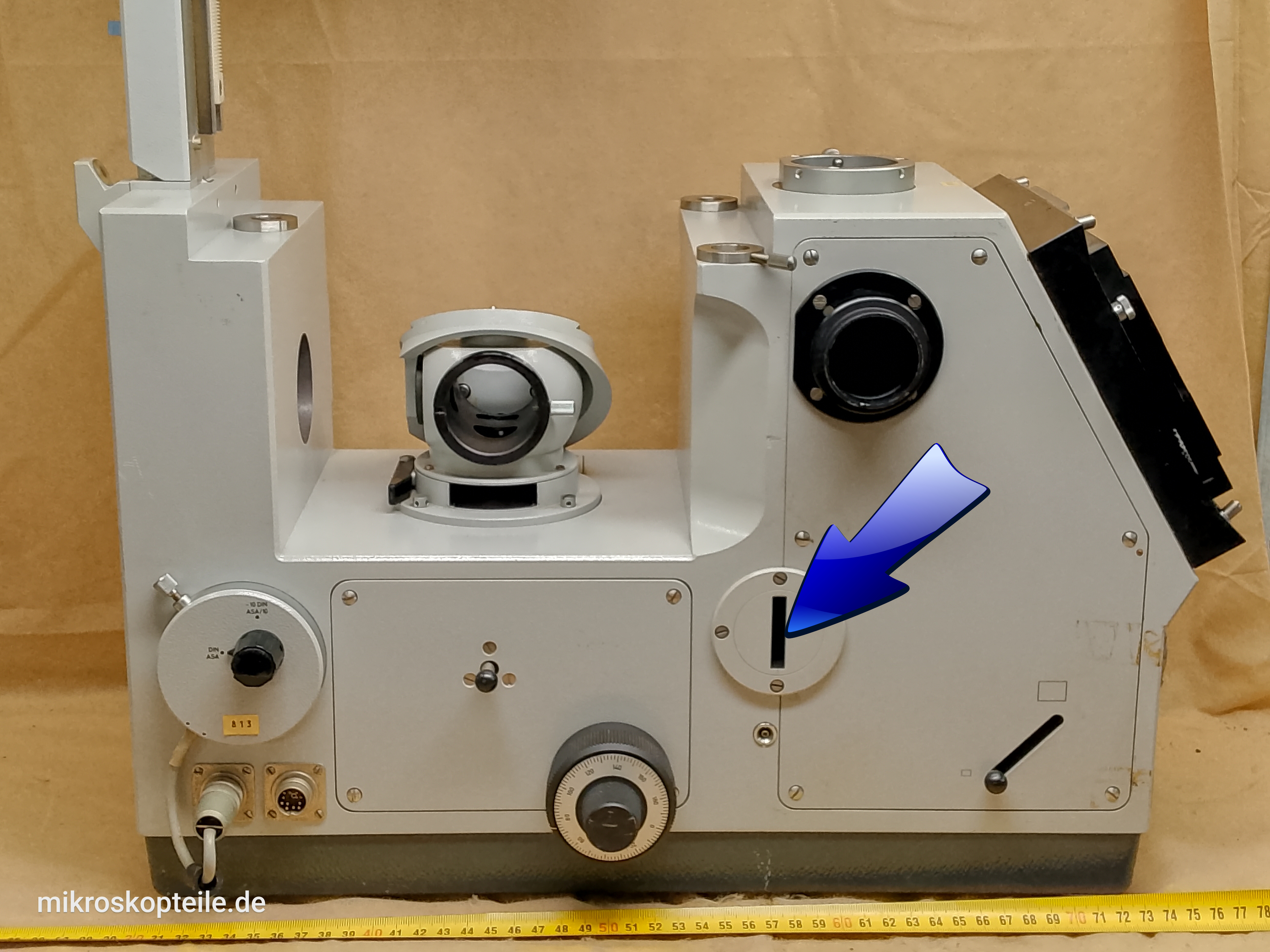 Zeiss ICM 405 - mikroskopowa wsuwka photo 35/912 P/N 47 17 83 z siatką fotograficzną - ujęcie #8