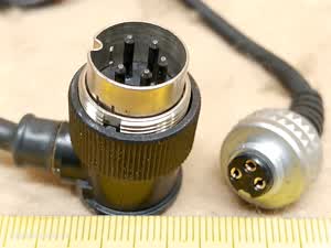 Zeiss ICM 405 inverted microscope connecting cable 47 17 86 - 9901 for camera with winder | Motor-drive sync cable 471786 - thumbnail