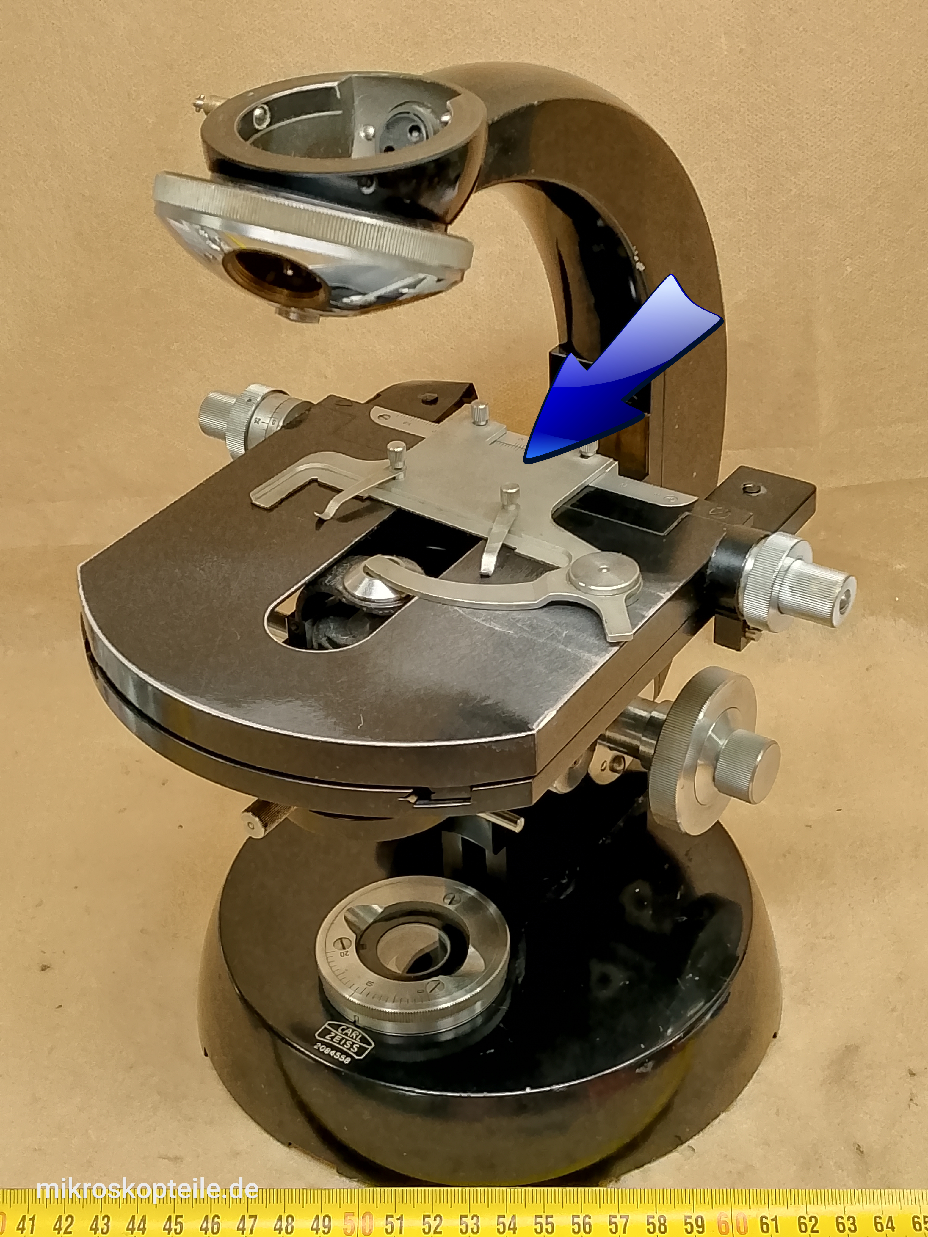 Zeiss Standard GFL / 16 - uchwyt preparatu do mechanicznego stolika mikroskopowego XY - ujęcie #9