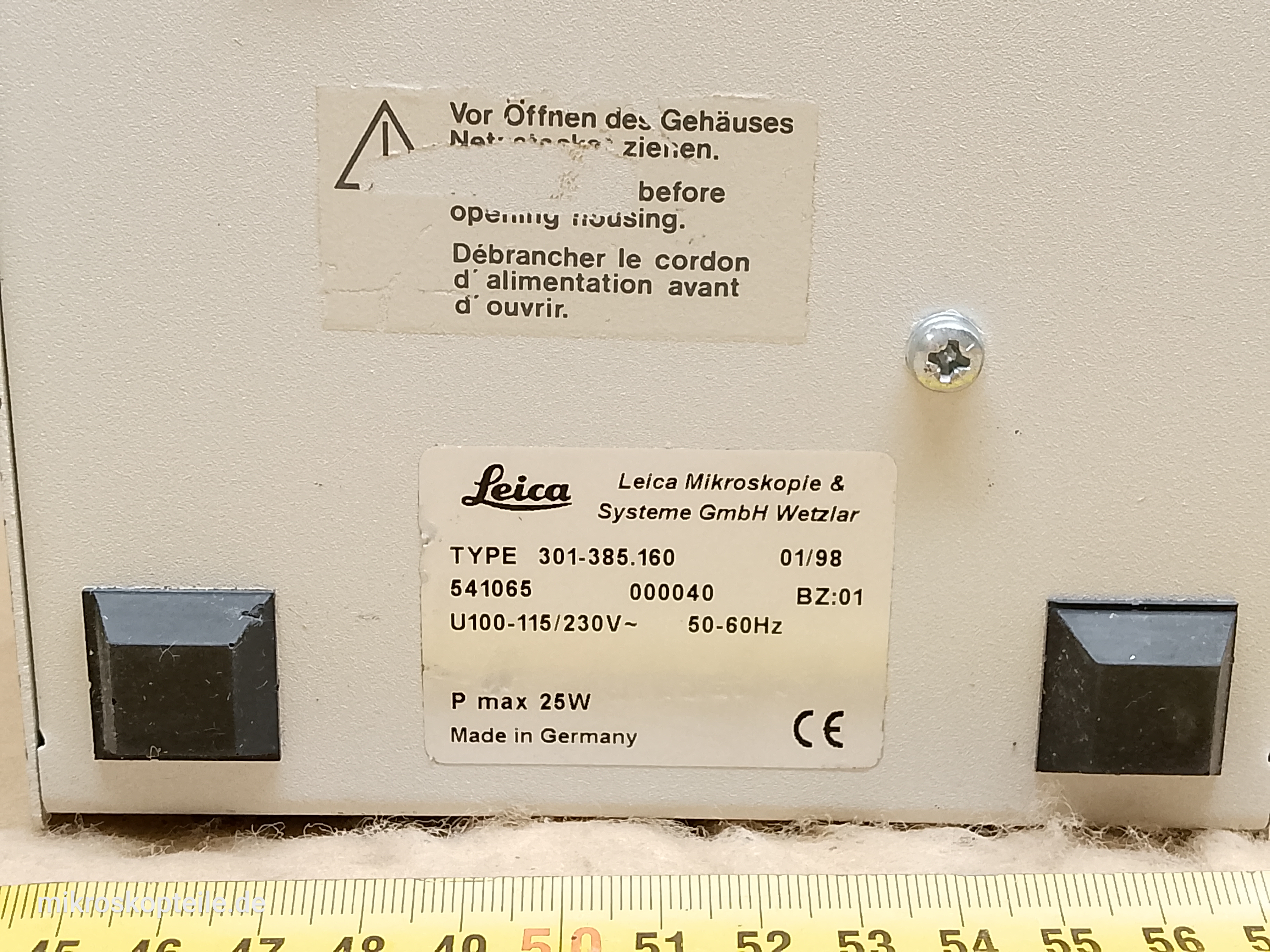 Leica DM LD - mikroskopowy kontroler P/N 301-385.160 ze złączem RS232C (DMLD 541065 zasilacz) - different 8 view