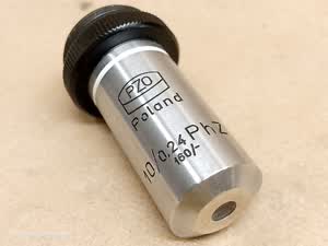 PZO 10/0,24 PhZ 160/- Variable Phase Contrast microscope objective 10x for PZO K3PhZ condenser - thumbnail