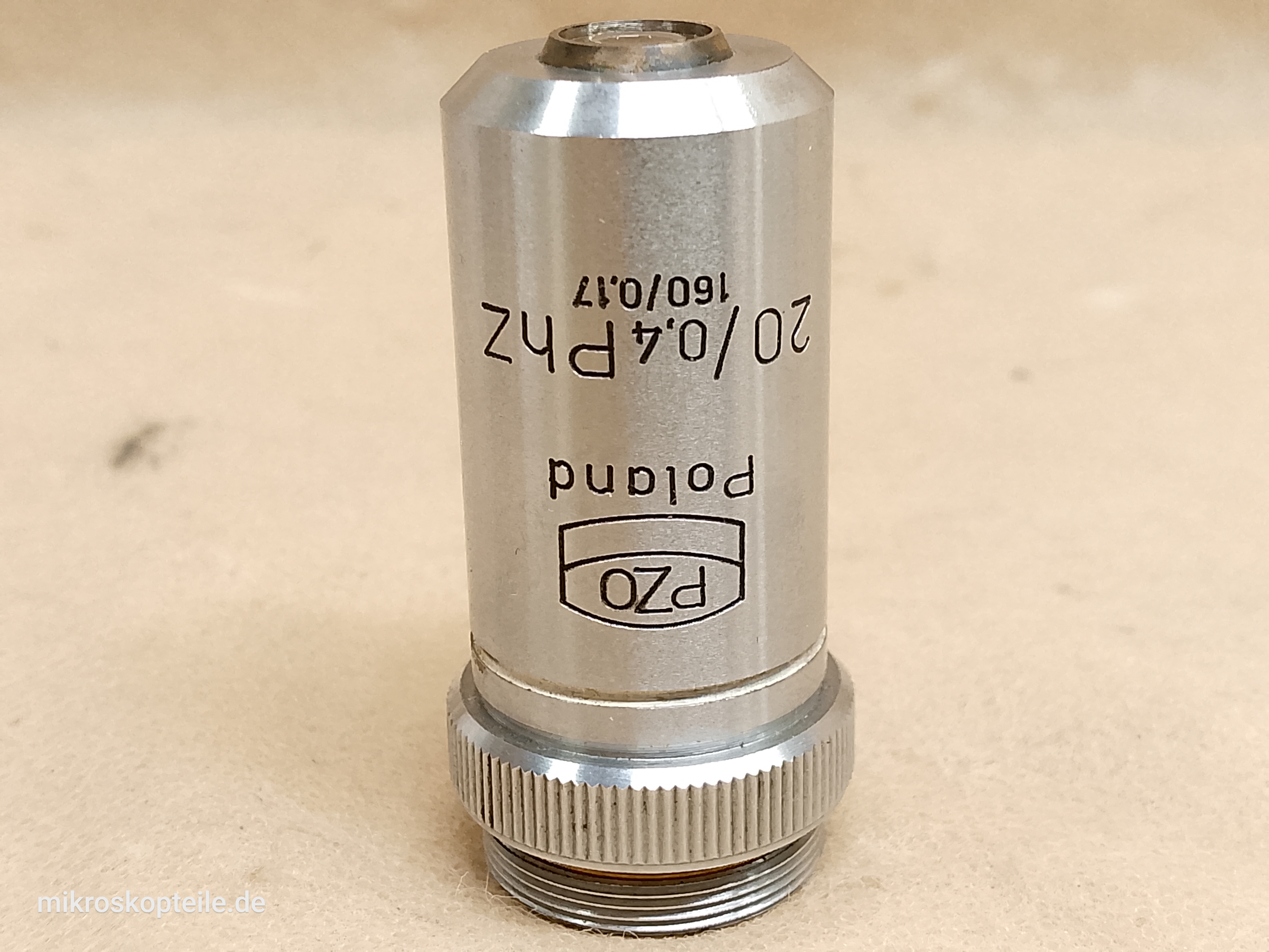 PZO Biolar Obiektyw mikroskopowy PZO 20/0,4 PhZ 160/0,17 do kondensora kontrastu fazowego zmiennego PZO K3PhZ - ujęcie #2