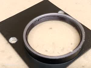 Carl Zeiss Jena Jenaval / Jenalumar microscope second collector lens from microscope base - different 3 view