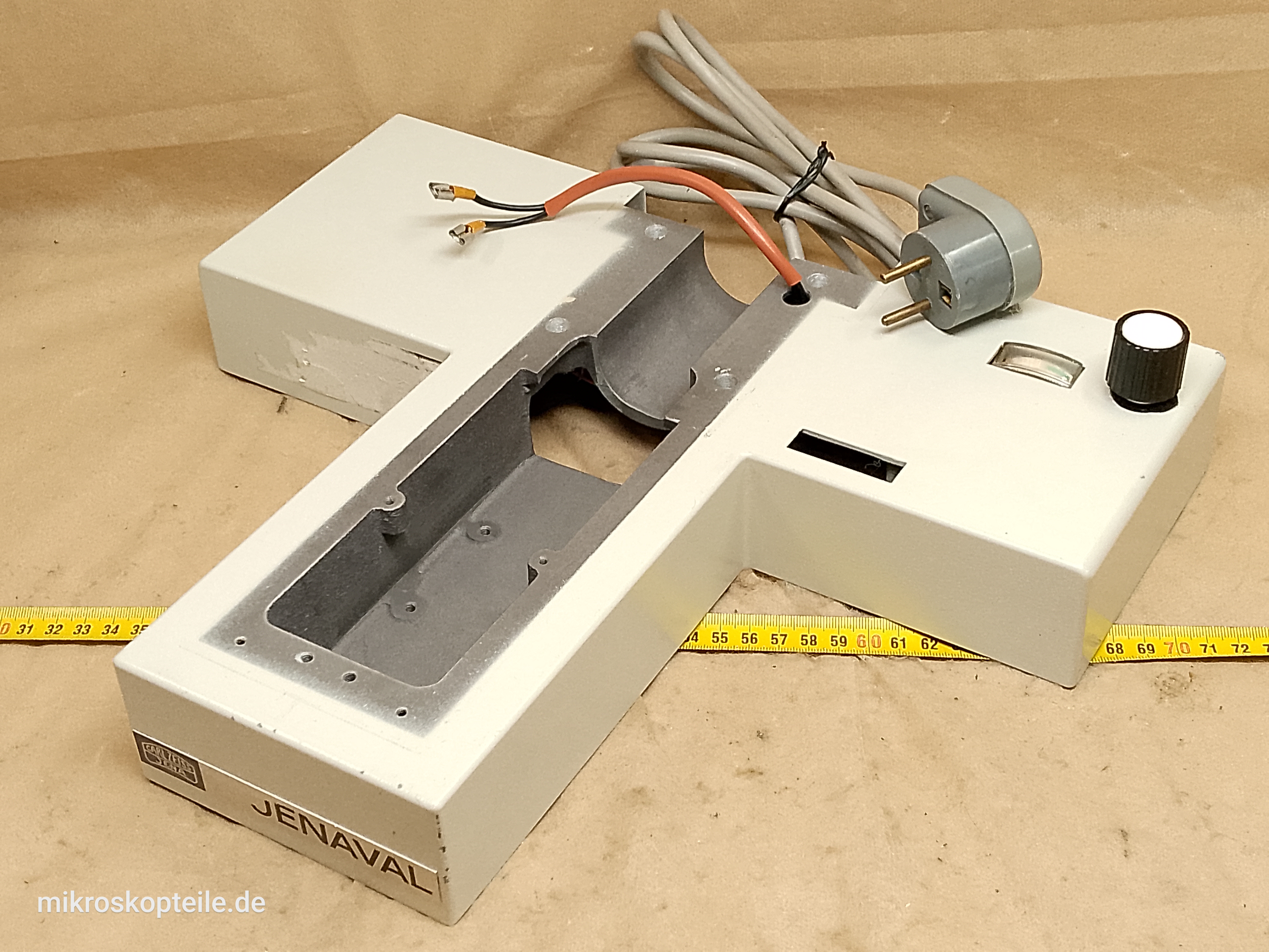 Carl Zeiss Jena Jenaval / Jenapol - wewnętrzny zasilacz mikroskopowy i elektryka - ujęcie #7