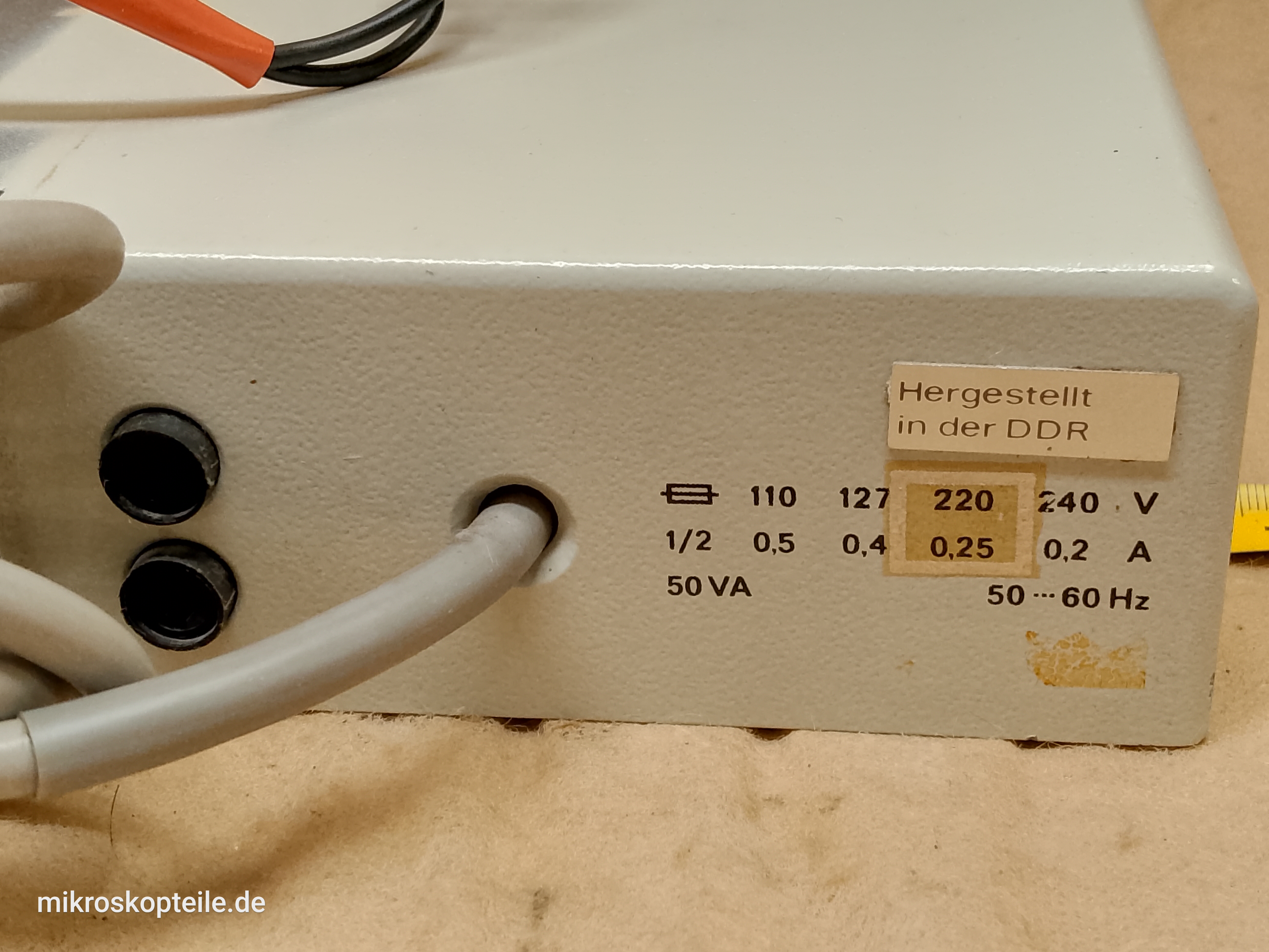Carl Zeiss Jena Jenaval / Jenapol - wewnętrzny zasilacz mikroskopowy i elektryka - different 10 view