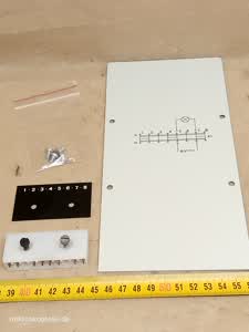 Carl Zeiss Jena Jenaval microscope 6V electrical tab terminal strip with back cover | also for Jenalumar and Jenavert - thumbnail