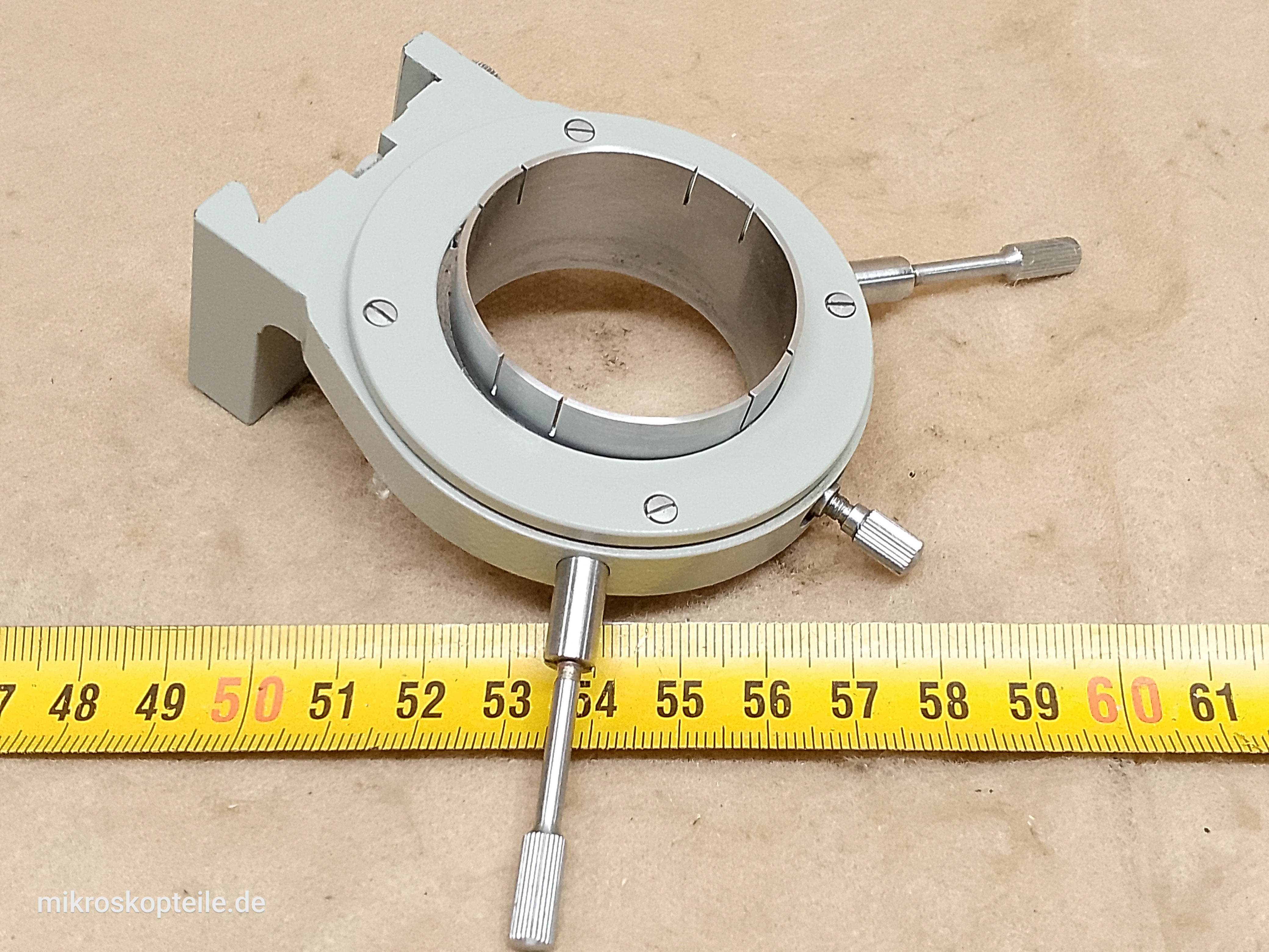 Carl Zeiss Jena Ergaval / Amplival - uchwyt kondensora mikroskopowego model MZ - ujęcie #1