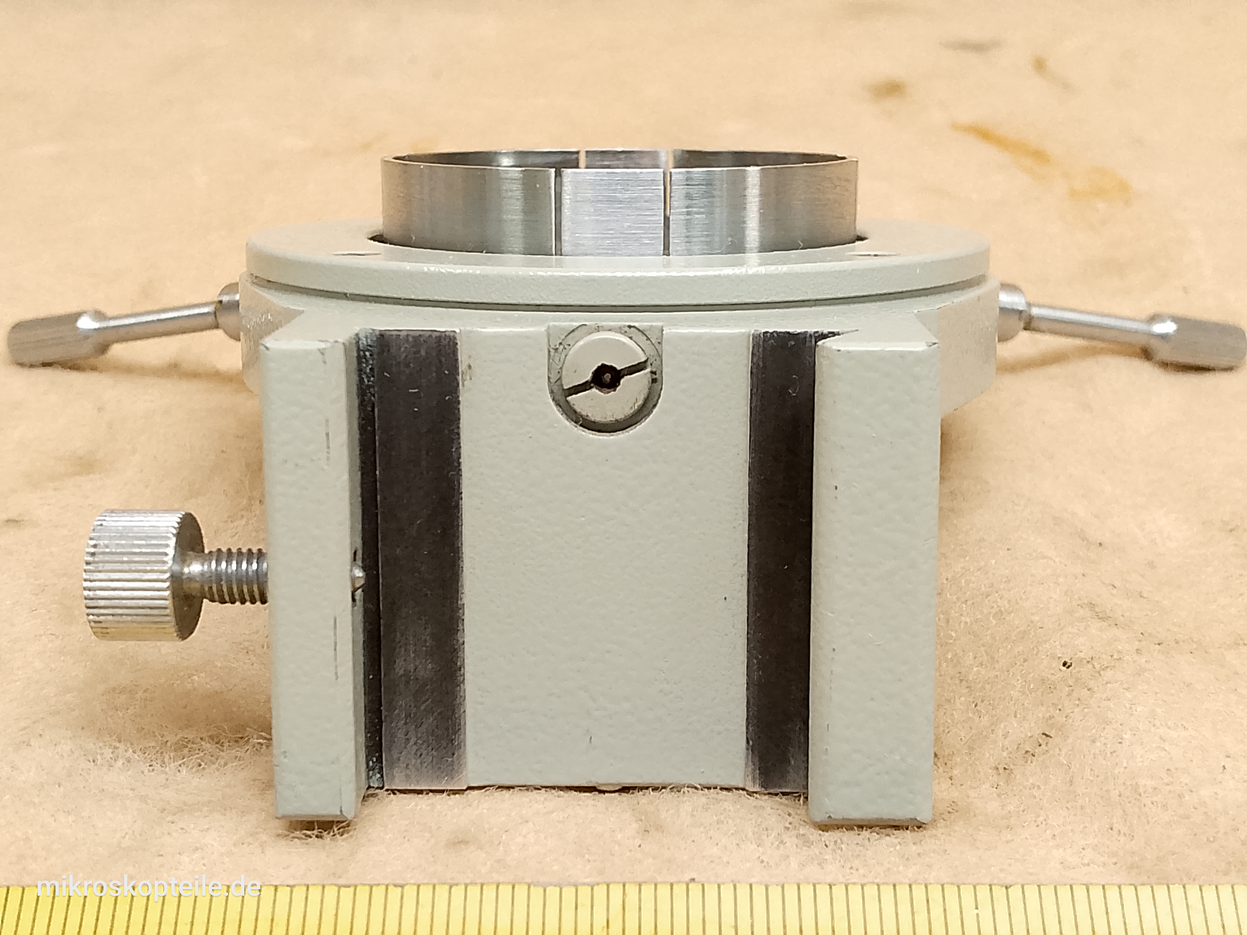 Carl Zeiss Jena Ergaval / Amplival - uchwyt kondensora mikroskopowego model MZ - ujęcie #7