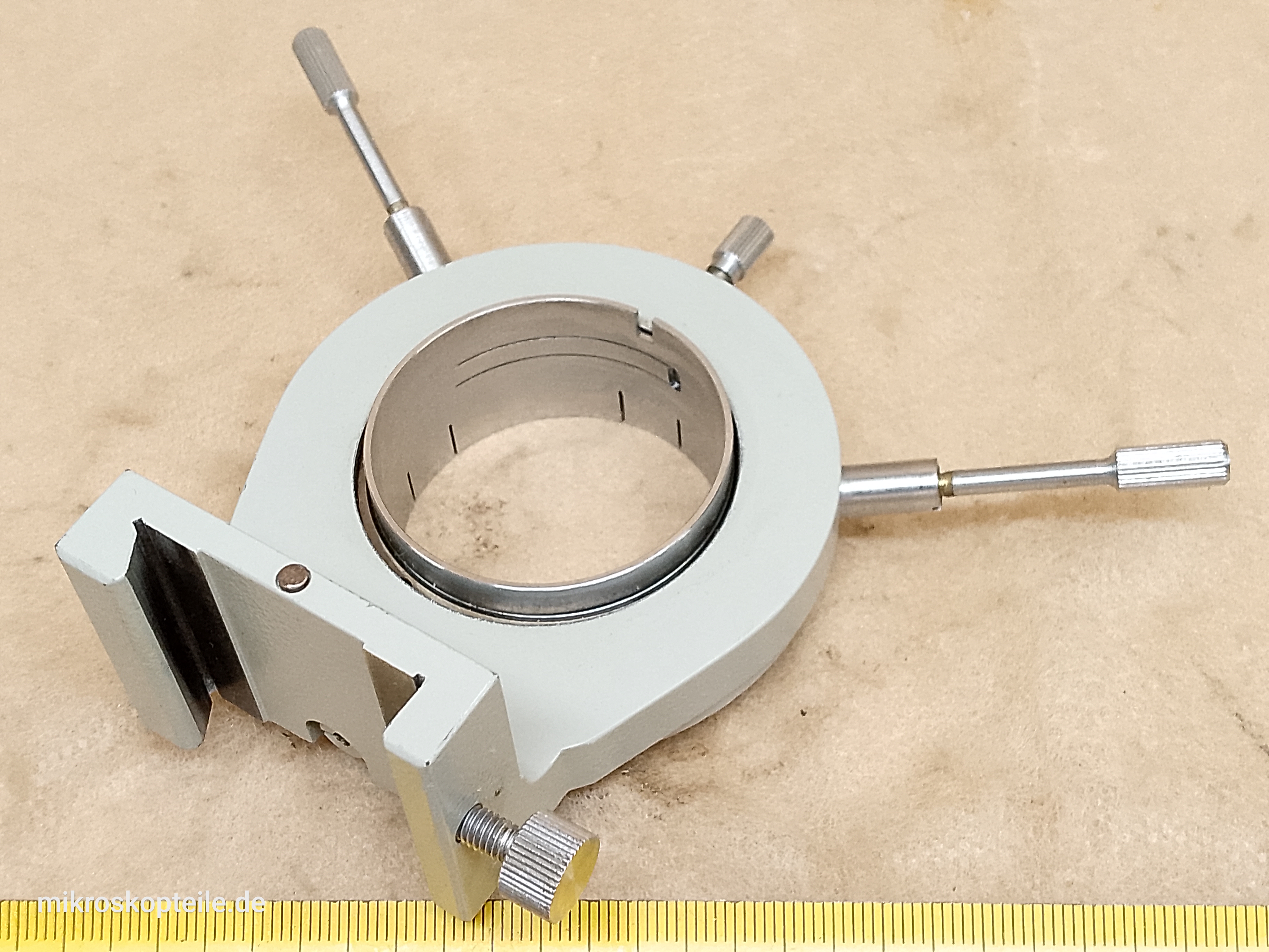 Carl Zeiss Jena Ergaval / Amplival - uchwyt kondensora mikroskopowego model MZ - ujęcie #13