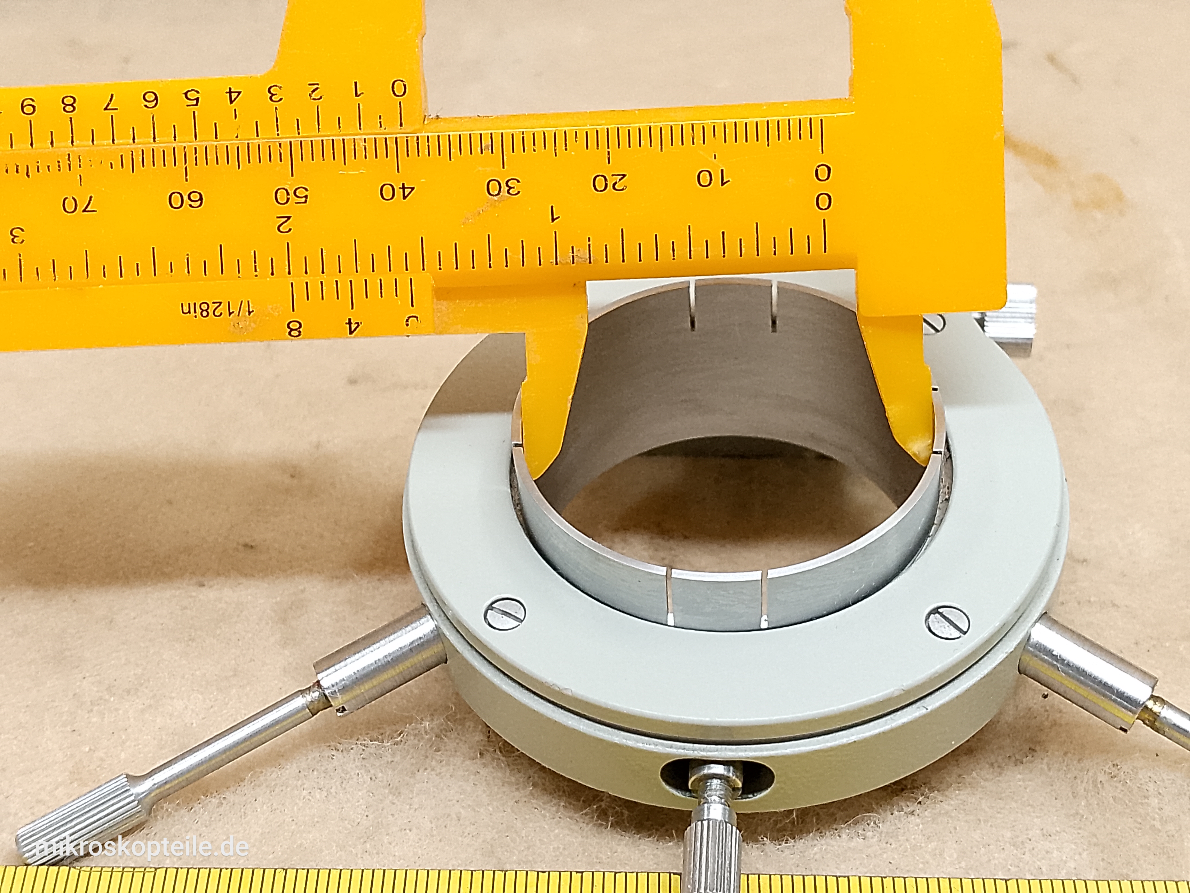Carl Zeiss Jena Ergaval / Amplival - uchwyt kondensora mikroskopowego model MZ - ujęcie #14