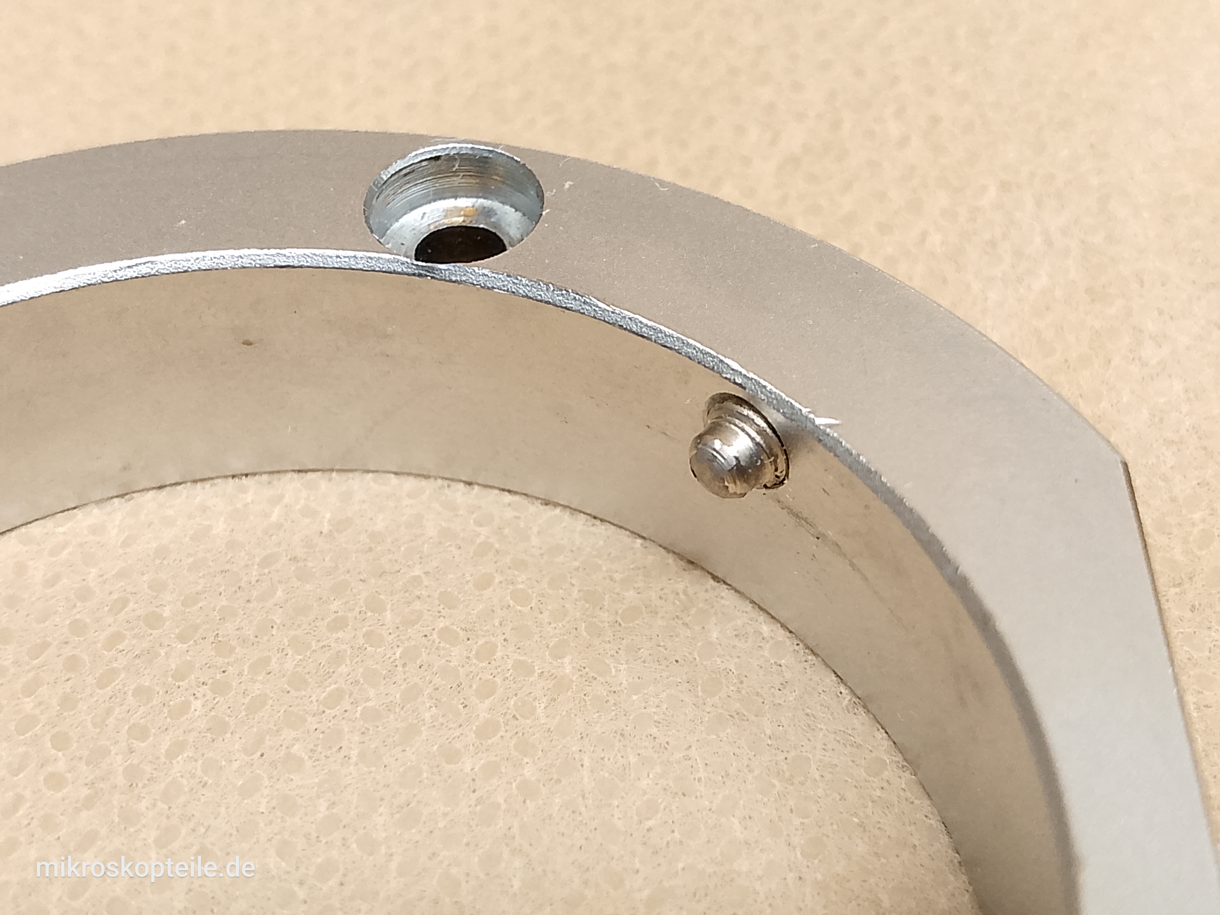 Zeiss ICM 405 / IM 35 - gniazdo mocowania głowicy w mikroskopie odwróconym - ujęcie #5