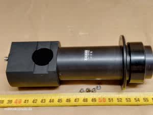 Zeiss ICM 405 microscope side photo tube port PN 471772 | focusable camera trinocular adapter - thumbnail
