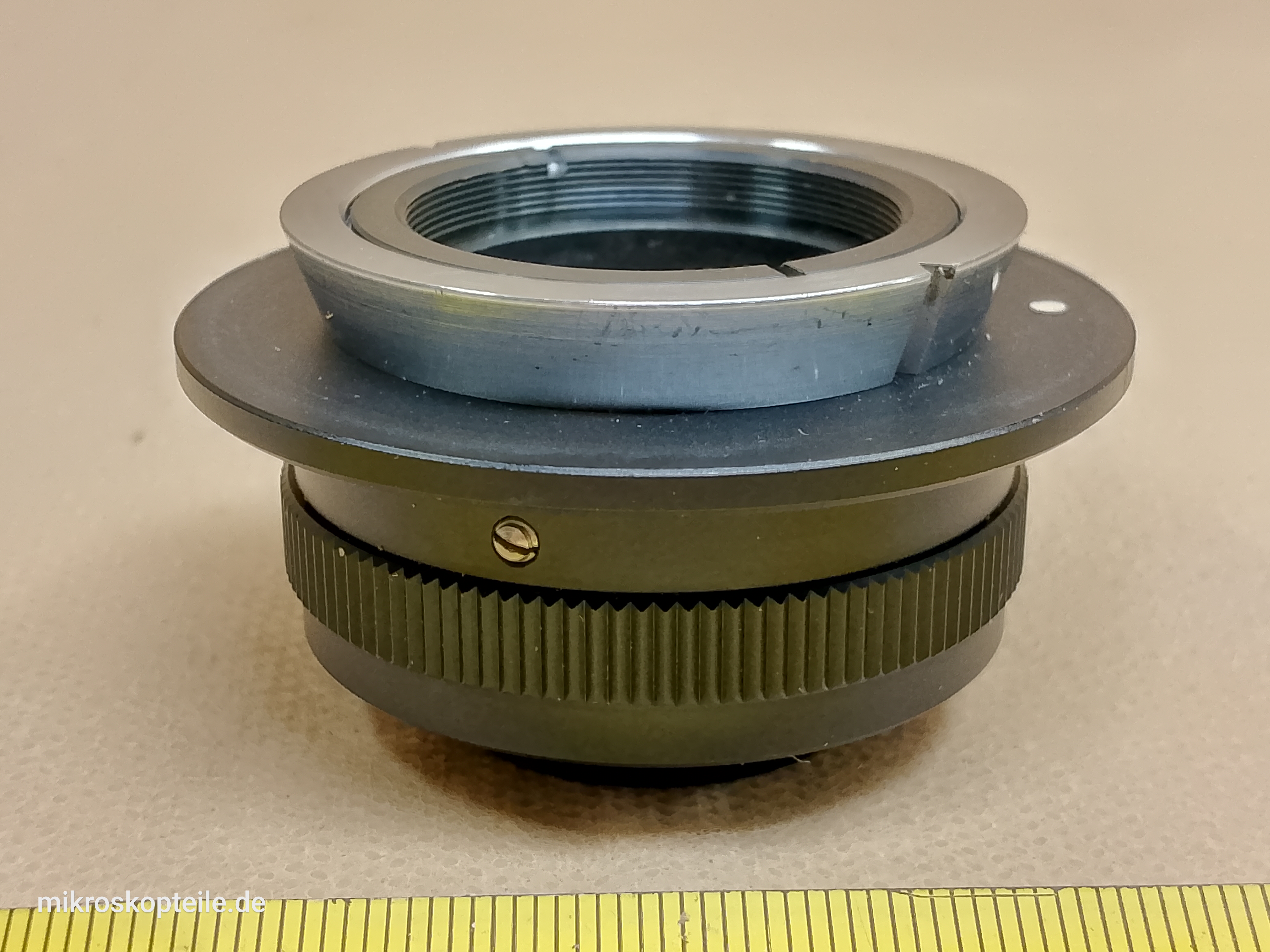 Zeiss ICM 405 microscope condenser P/N 465267 iris diaphragm | low N.A. without top-lens - view #3