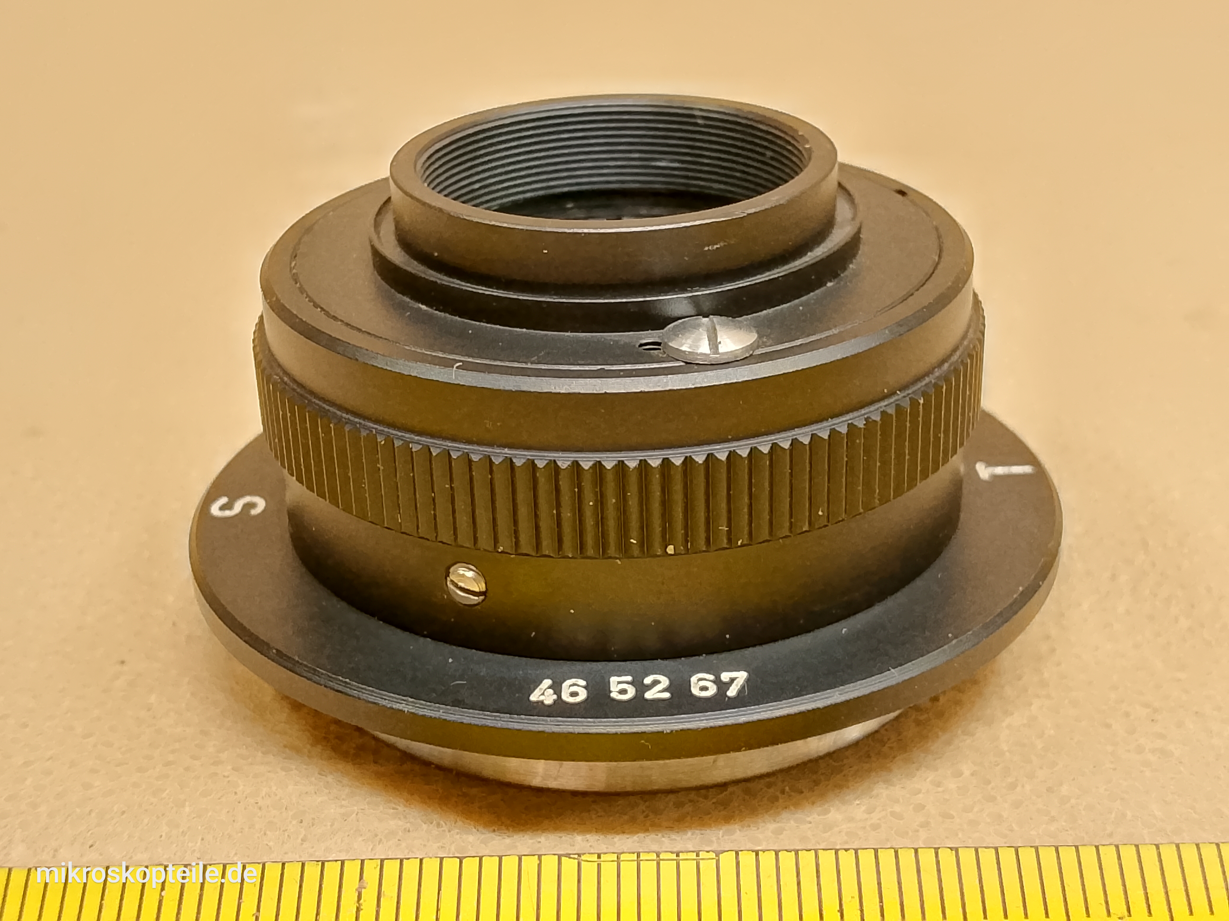 Zeiss ICM 405 microscope condenser P/N 465267 iris diaphragm | low N.A. without top-lens - view #4