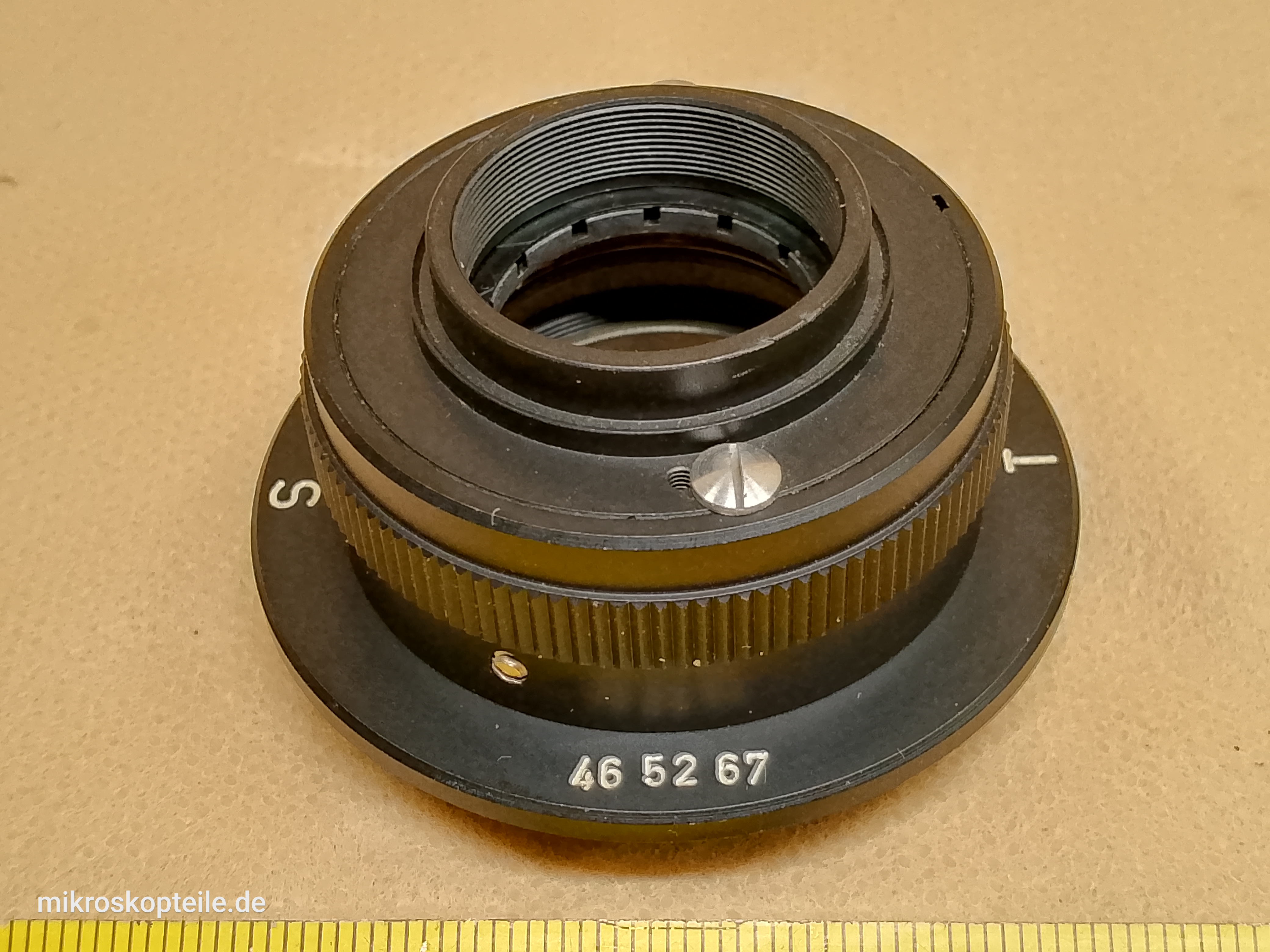 Zeiss ICM 405 microscope condenser P/N 465267 iris diaphragm | low N.A. without top-lens - view #5