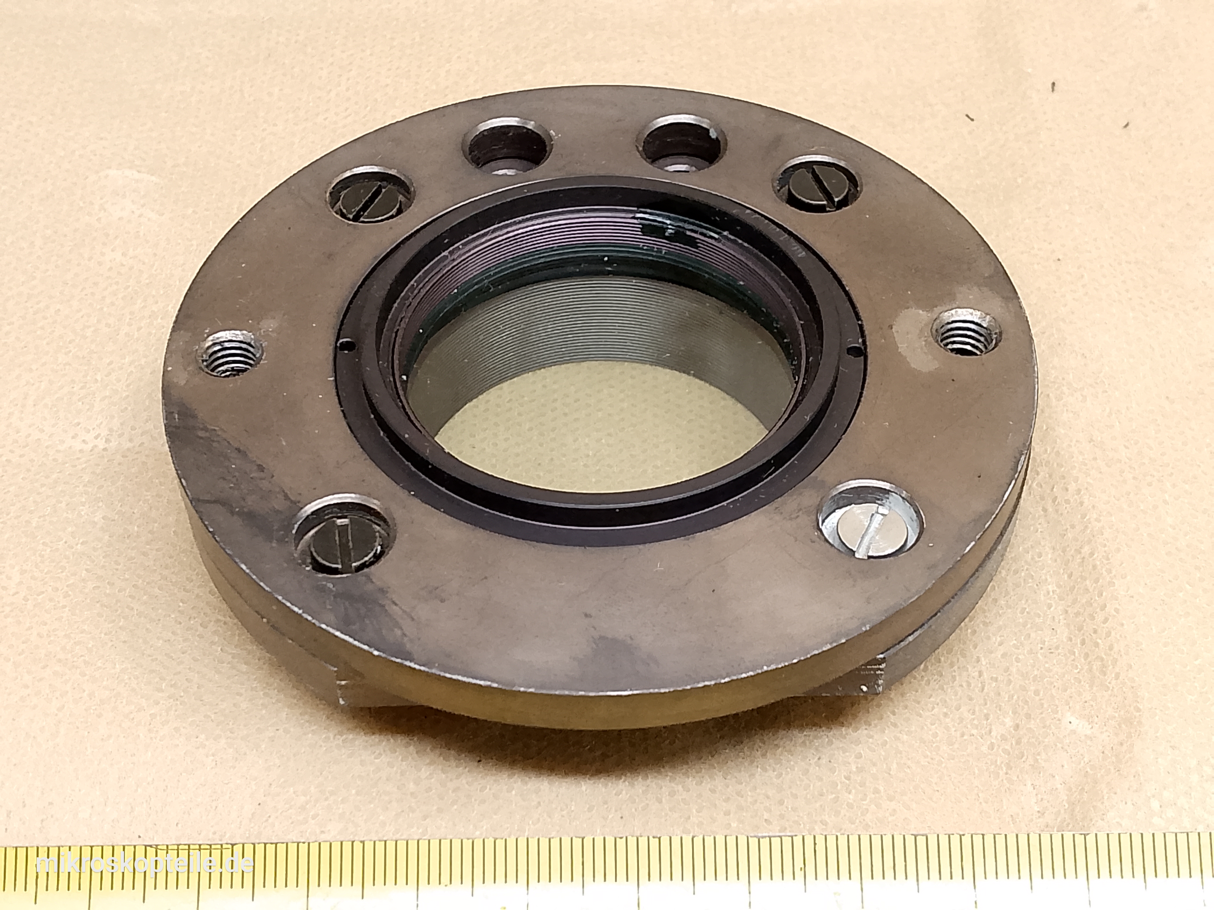 Carl Zeiss Jena Jenalumar Mikroskop HBO 250W Fluoreszenz Wärmeschutz-KG-Filterglas