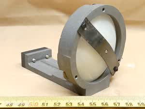 Carl Zeiss Jena Jenalumar microscope HBO 250W fluorescence illuminator spherical rear reflector - thumbnail