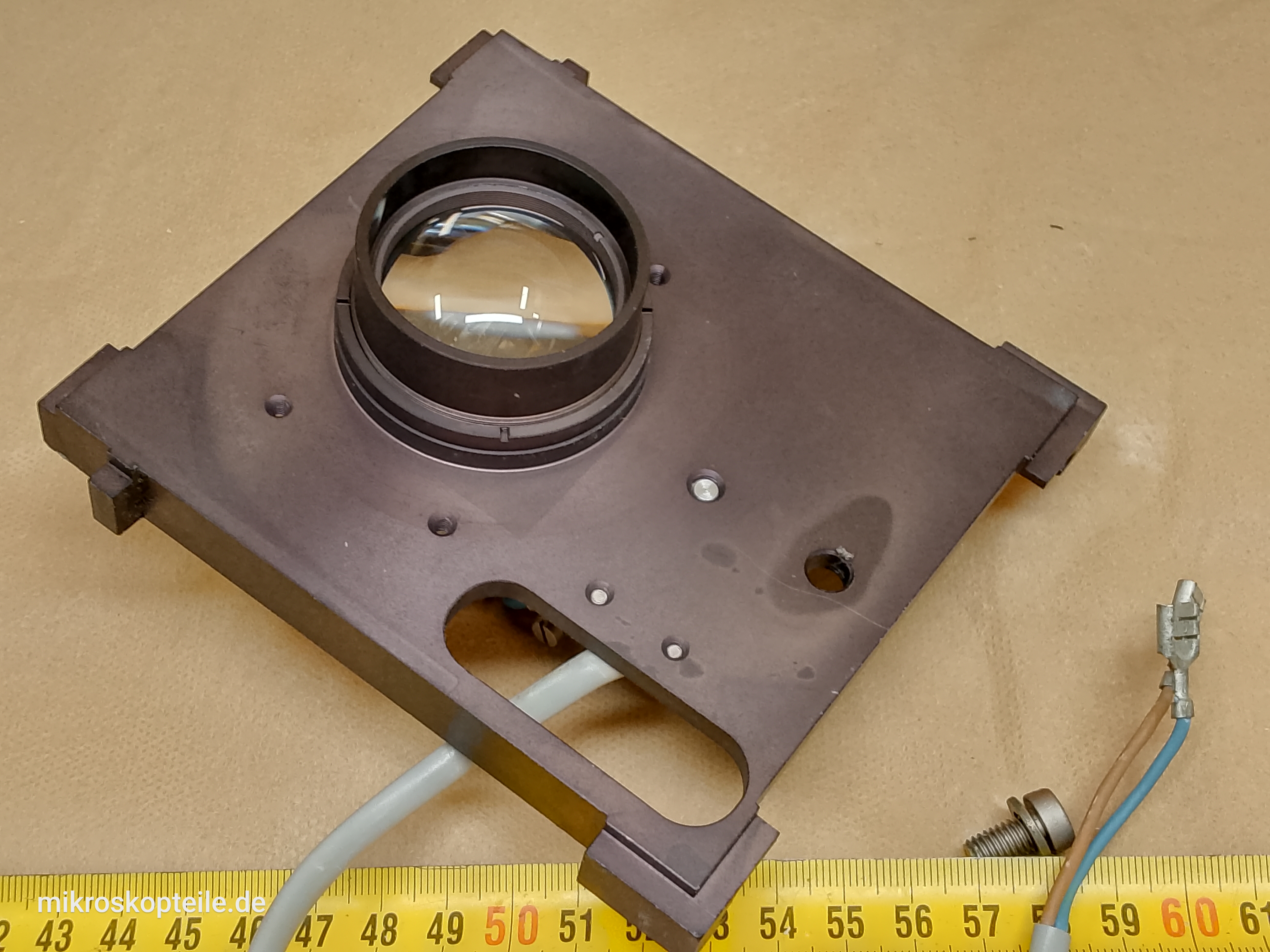 Carl Zeiss Jena Jenalumar - moduł oświetlacza halogenowego 6V 25W do wnętrza dużej obudowy lampy mikroskopowej - ujęcie #5