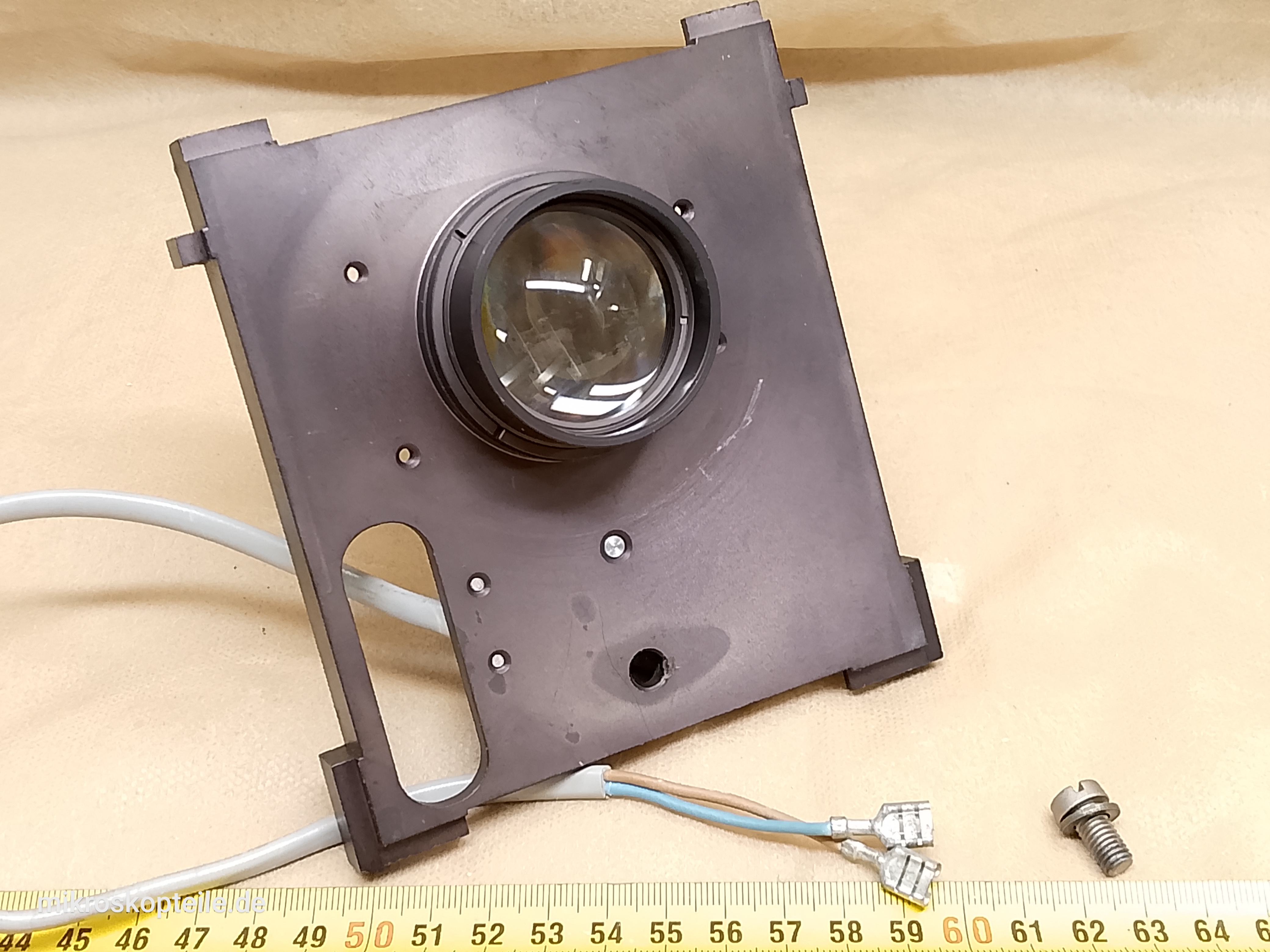 Carl Zeiss Jena Jenalumar - moduł oświetlacza halogenowego 6V 25W do wnętrza dużej obudowy lampy mikroskopowej - ujęcie #8