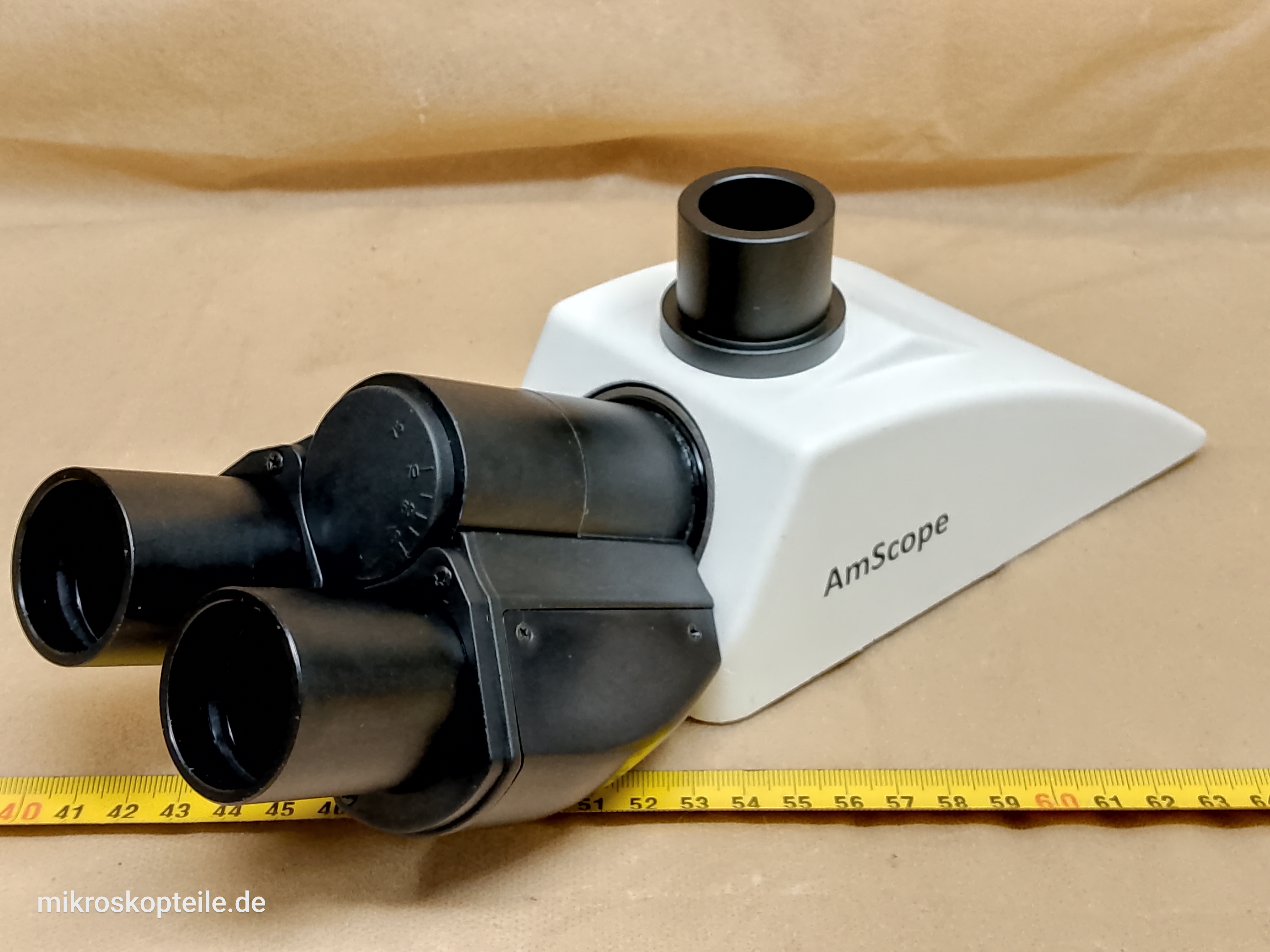 AmScope T720Q - mikroskopowa głowica trino z wyjściem na kamera lub aparat foto - ujęcie #1