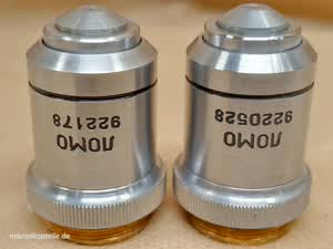 LOMO MI 90 1.25 microscope objective 1992 | ЛОМО Oil 90x Biolam and Olympus CH compatible - view #1
