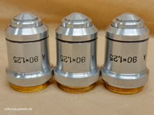 LOMO / Bresser Biolam 90x Oil microscope objective A 90*1.25 with RMS thread - view #1