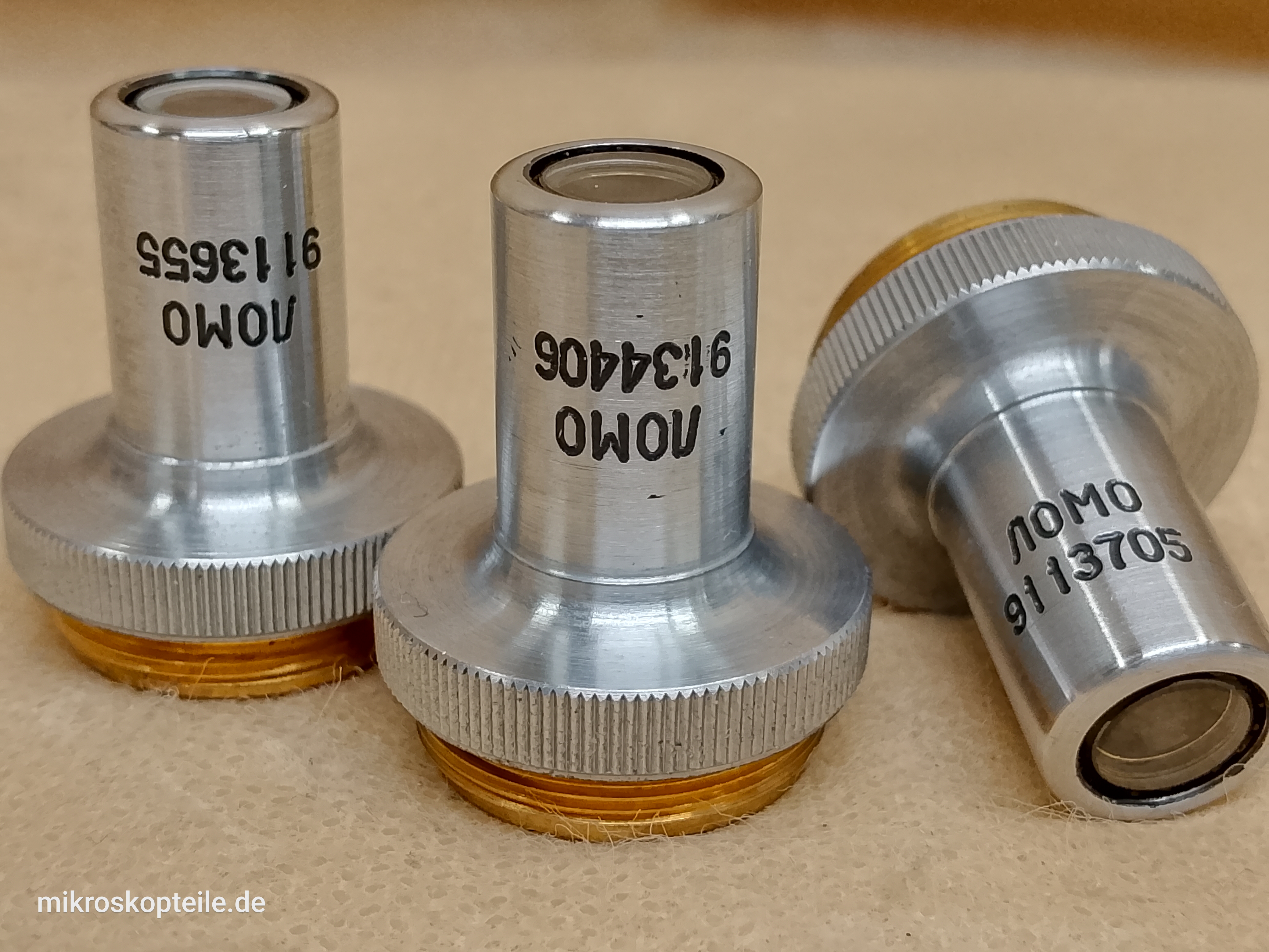LOMO Biolam 8x Mikroskop-Objektiv 8 0.20 RMS für Makro-fotografie 1991 | Olympus KHC, Bresser Biolam, ЛОМО und Carl Zeiss Jena Nf kompatibel - different 1 view
