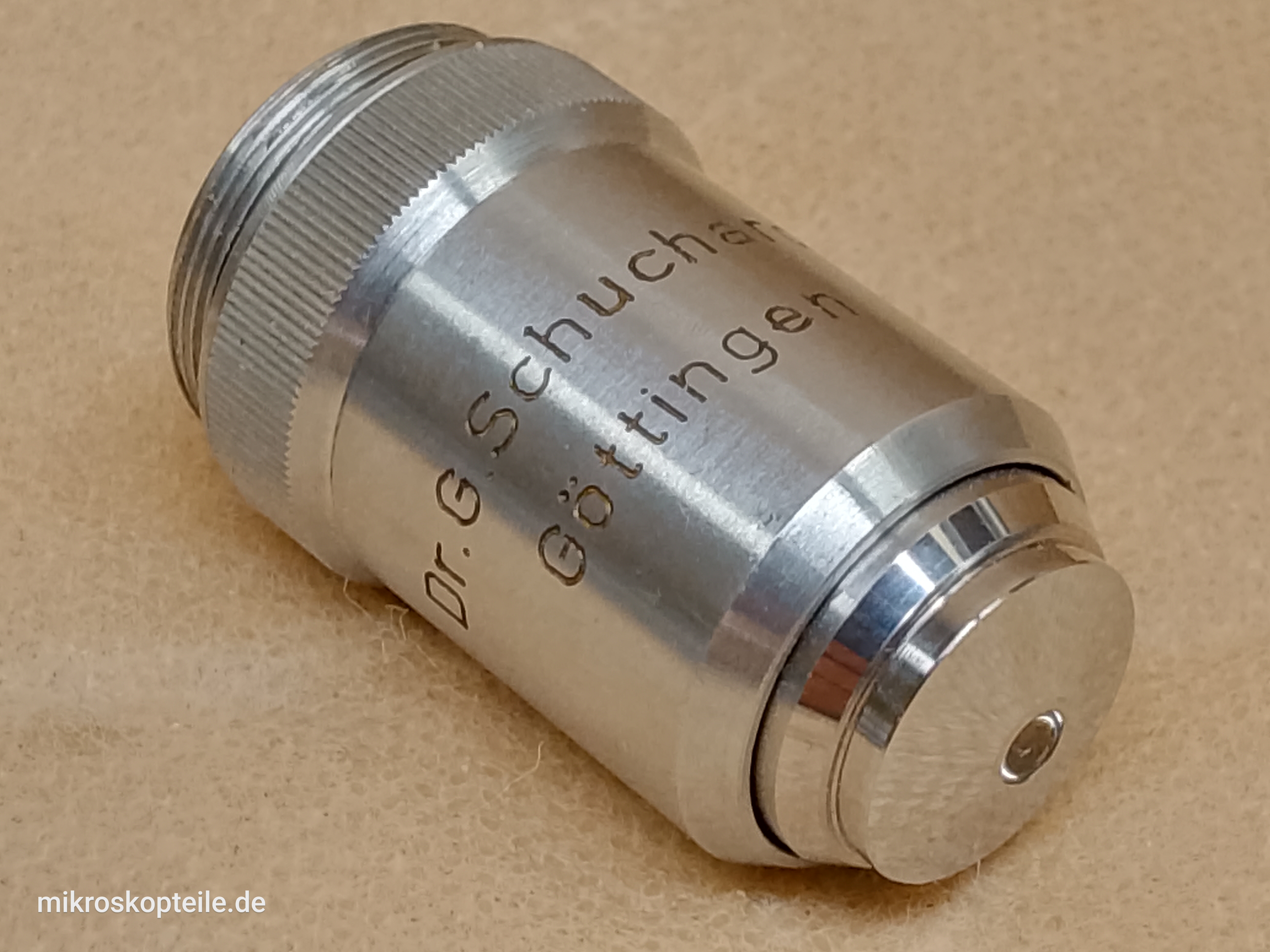Dr. G. Schuchardt Göttingen 50x Mikroskop Objektiv 50/0.82 mit RMS-Gewinde | Hertel & Reuss kompatibel - different 2 view