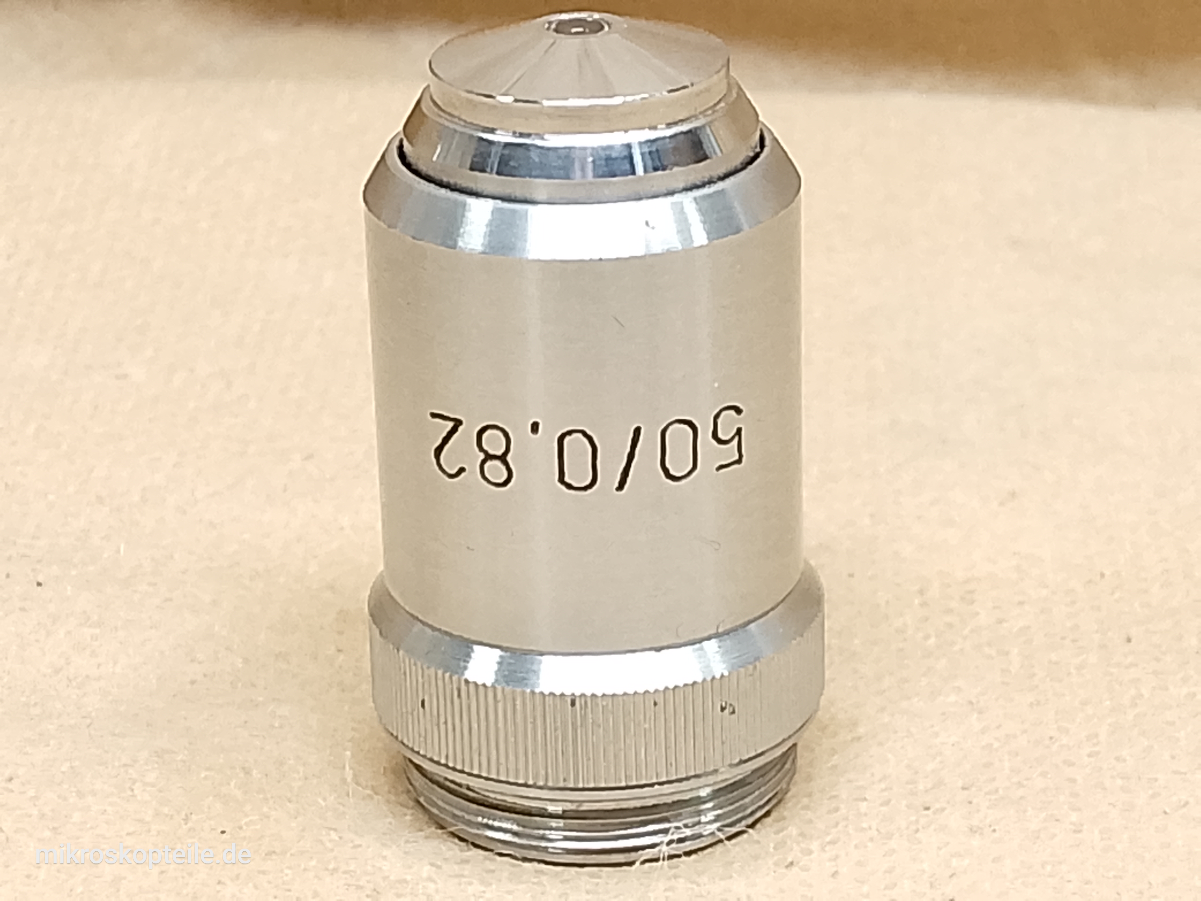 Dr. G. Schuchardt Göttingen 50x Mikroskop Objektiv 50/0.82 mit RMS-Gewinde | Hertel & Reuss kompatibel - different 4 view
