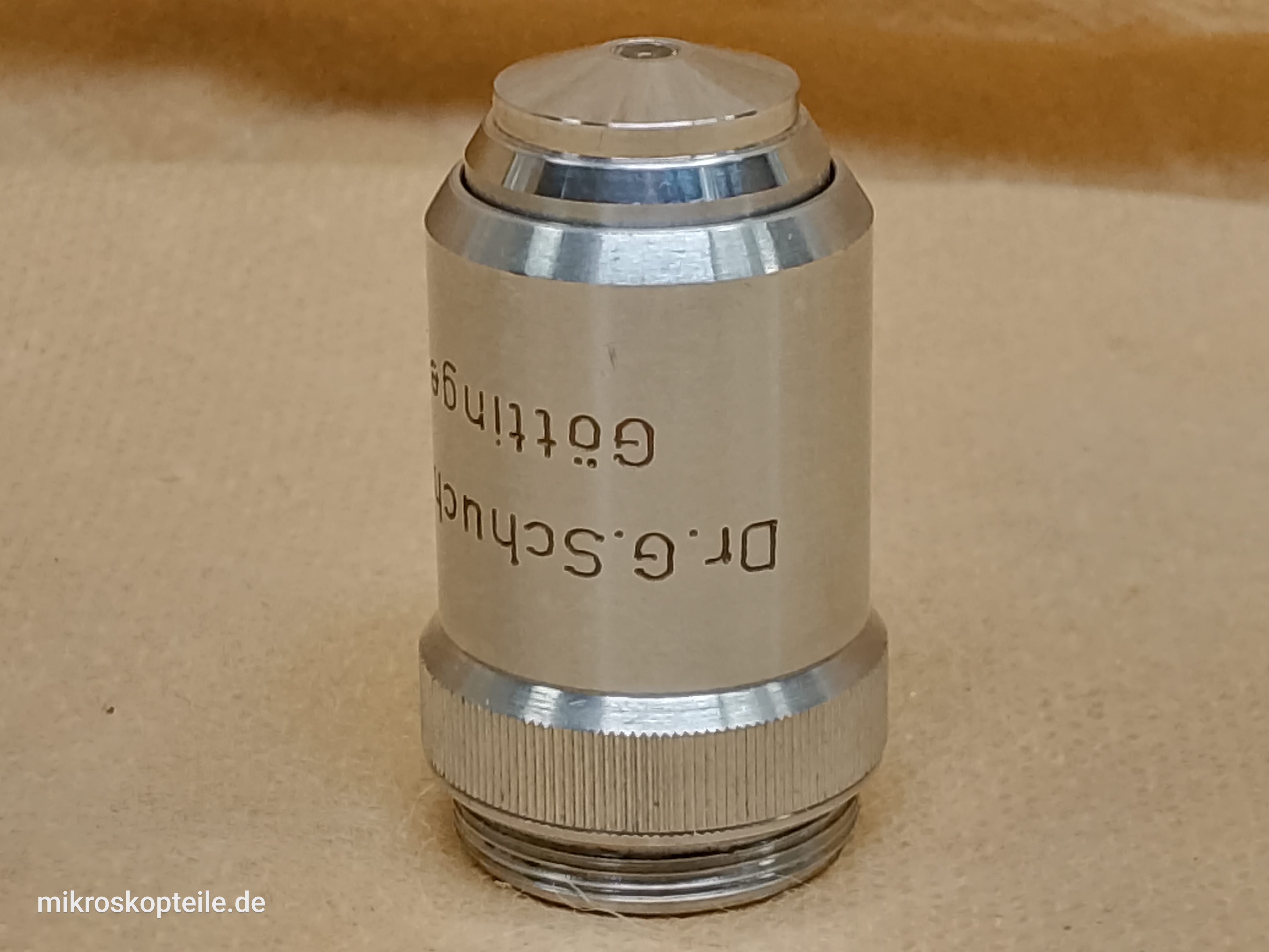 Dr. G. Schuchardt Göttingen 50x Mikroskop Objektiv 50/0.82 mit RMS-Gewinde | Hertel & Reuss kompatibel - different 6 view