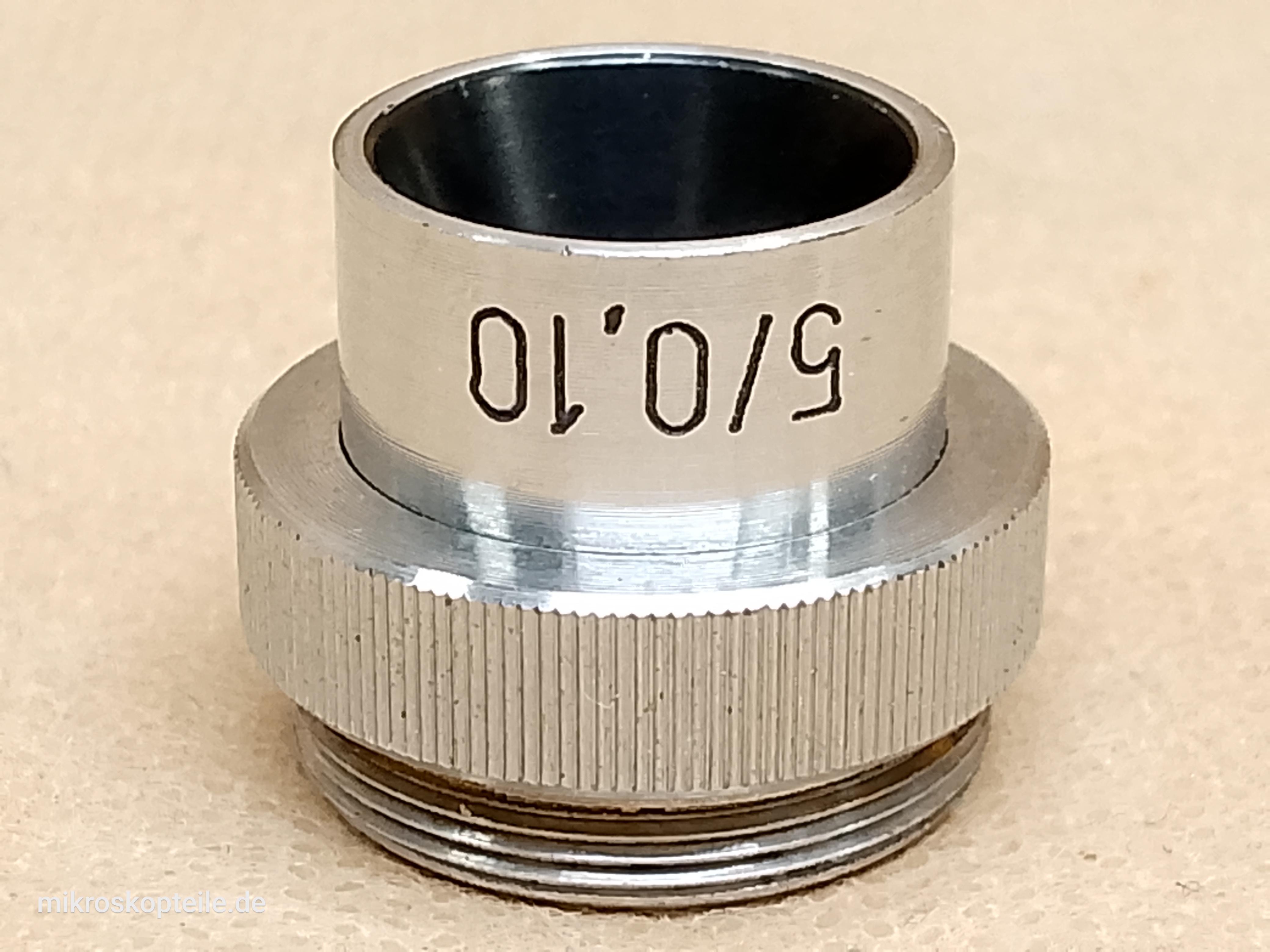 Dr. G. Schuchardt Göttingen 5x microscope objective 5/0.10 with RMS thread | Hertel & Reuss compatible - different 1 view