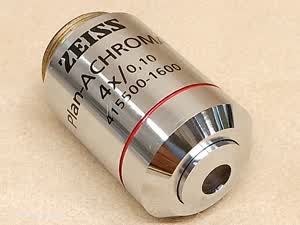 Zeiss Primostar / Primovert Plan-ACHROMAT 4x/0,10 oo/- P/N 415500-1600 microscope objective | RMS thread, infinity corrected