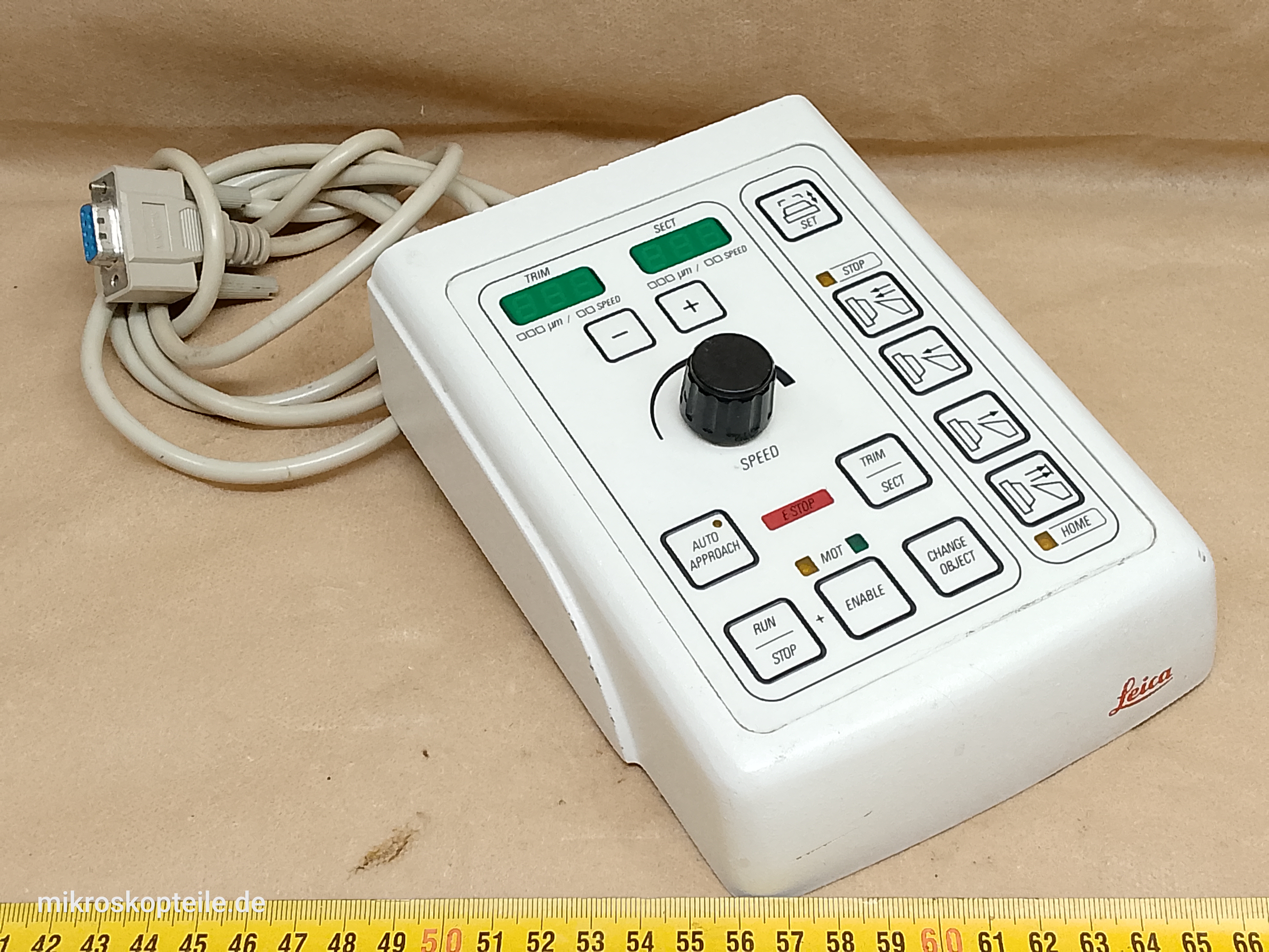 Leica DSC1 rotary disc microtome controller PN 14050534242 | remote console 14050534241 - different 1 view