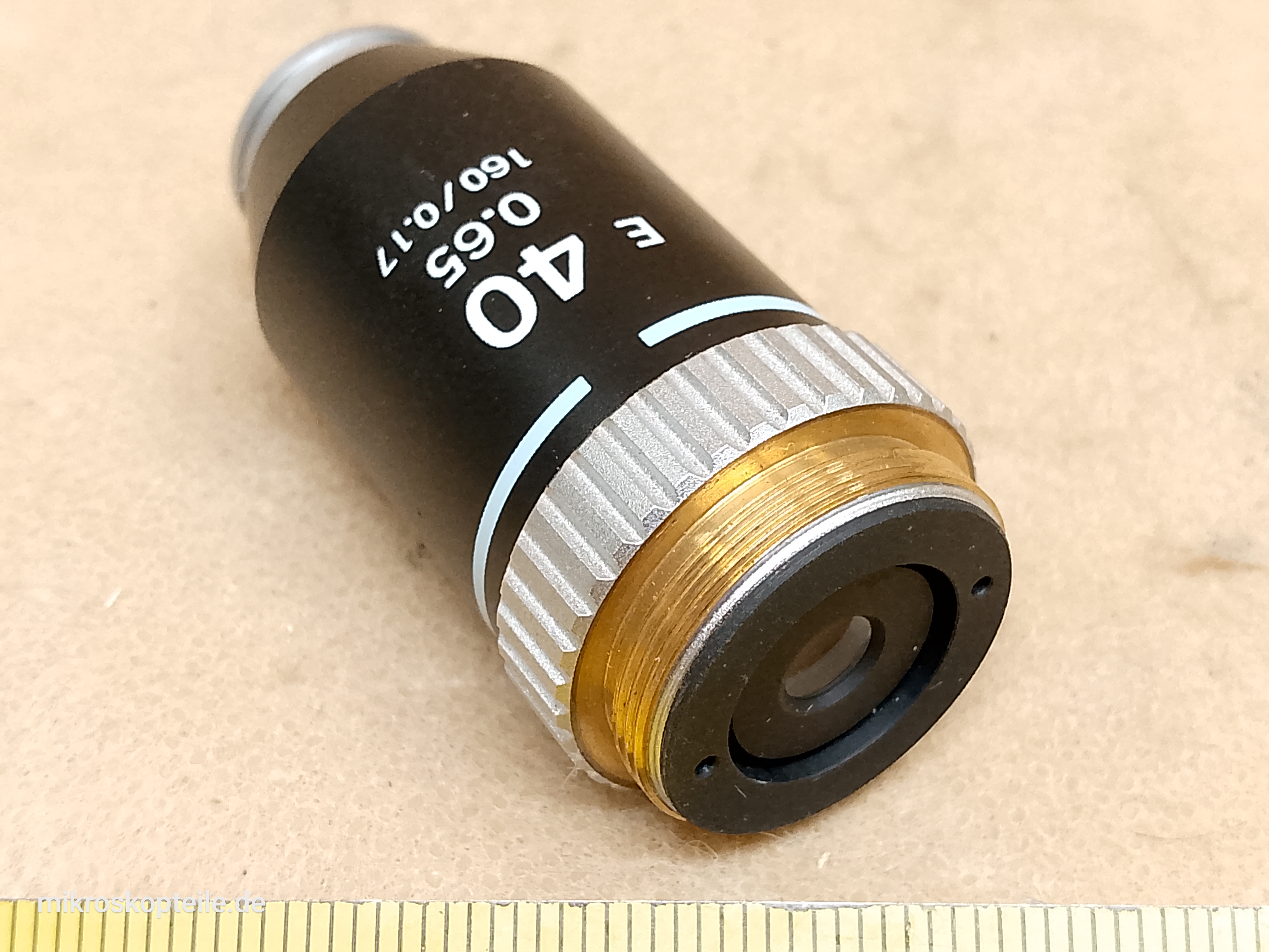 Nikon E 40 0.65 160/0.17 Mikroskop-Objektiv 40x DIN RMS | Carl Zeiss Jena und Leitz Wetzlar kompatibel - Ansicht #4
