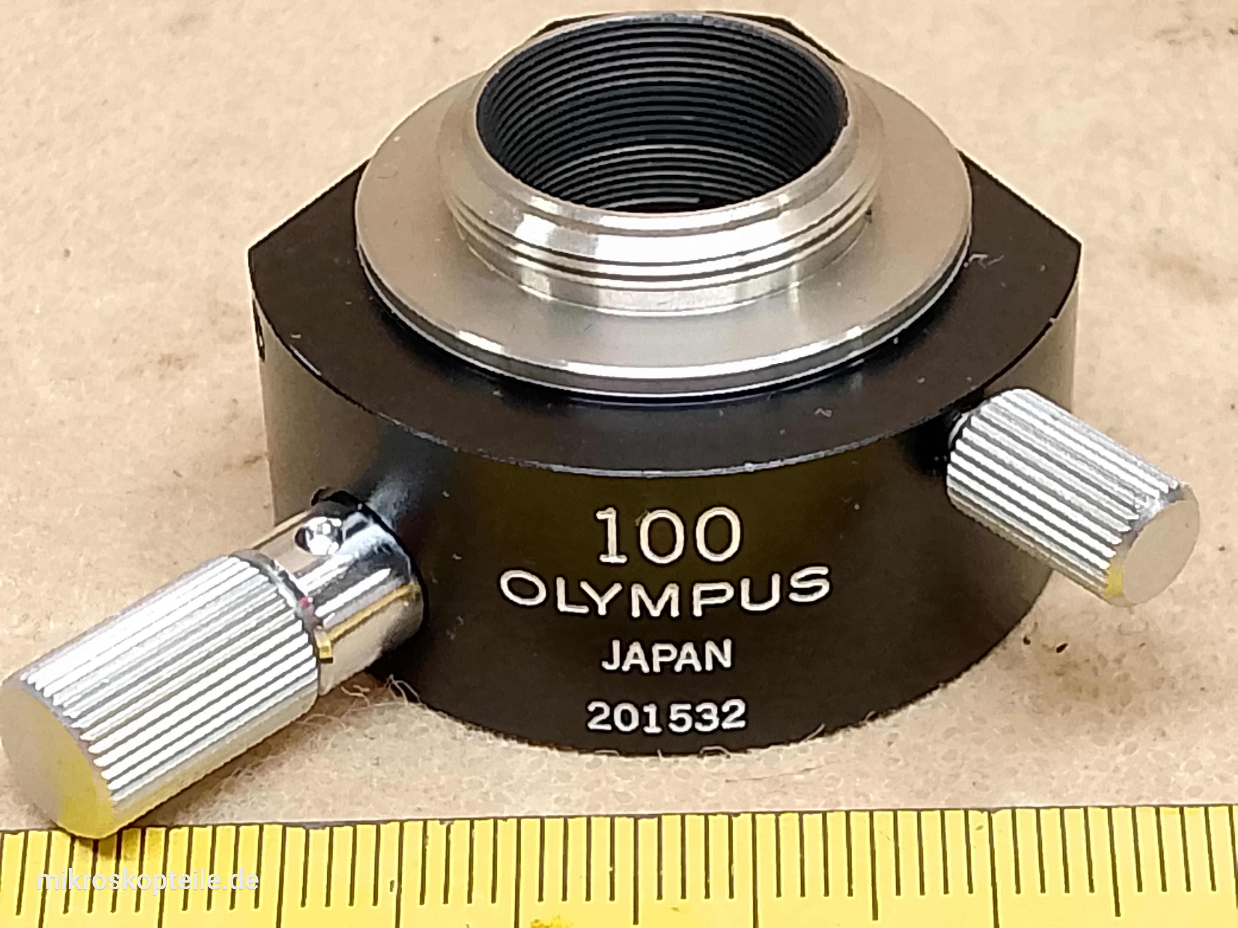 Olympus 100 - DIC Prisma für MSPlan 100x RMS Mikroskop-Objektiv | BH2-NIC EPI Auflicht Nomarski DIK - Ansicht #3